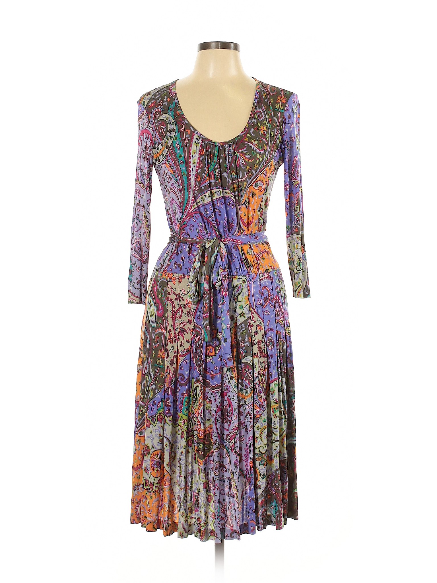 ETRO Women Purple Casual Dress 44 italian | eBay