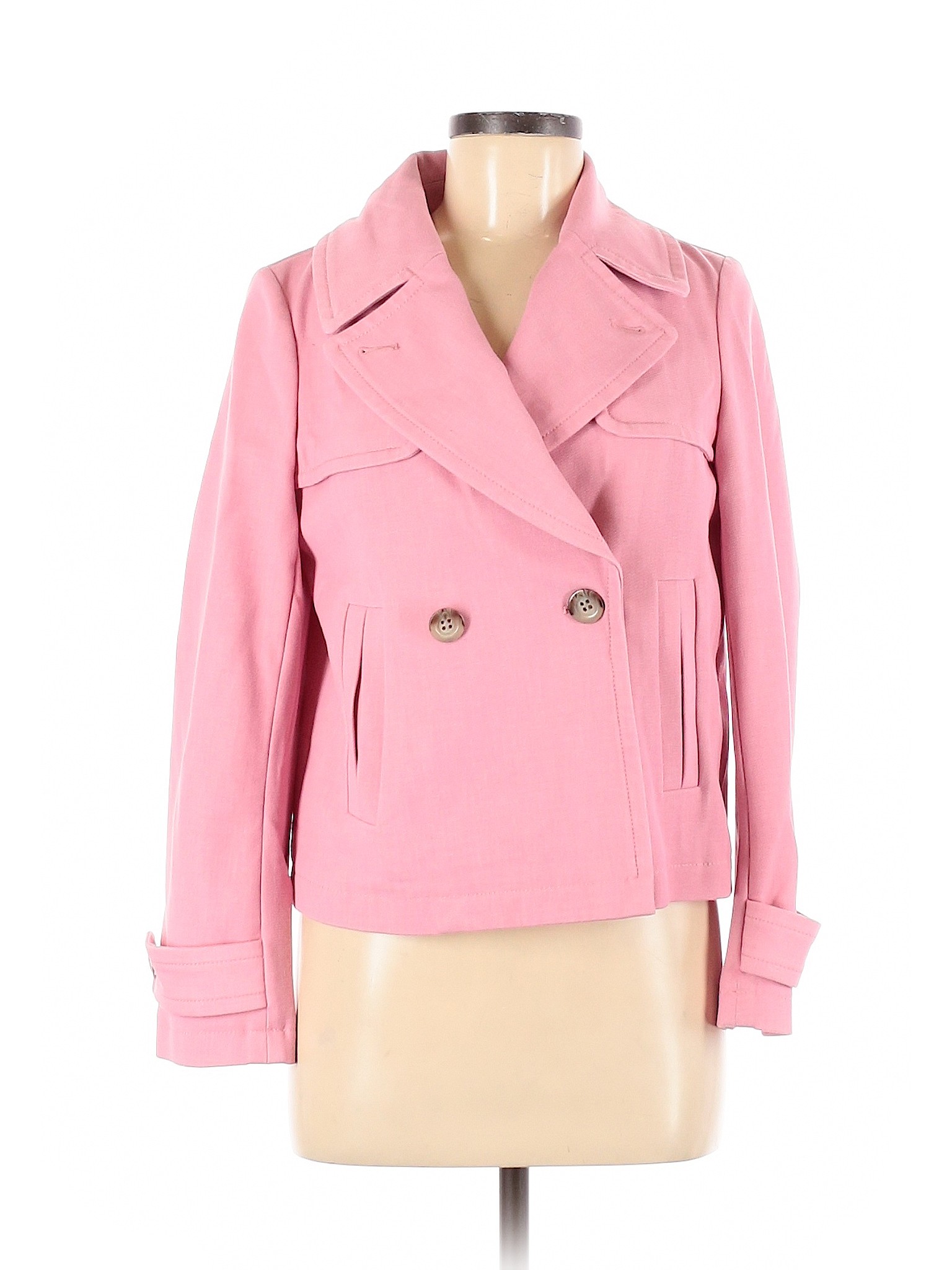 Ann Taylor Women Pink Jacket 8 Petites | eBay