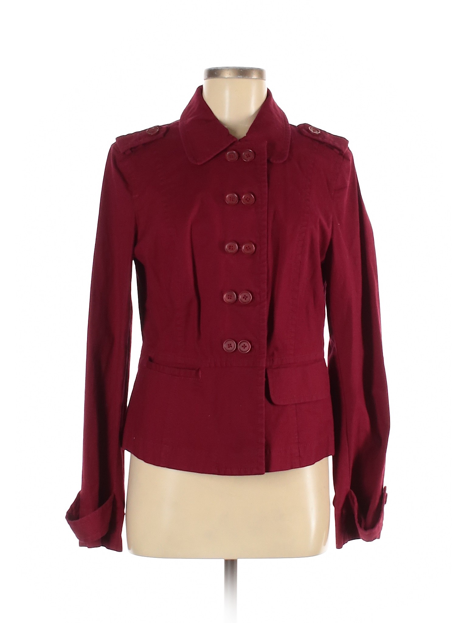ann taylor red coat