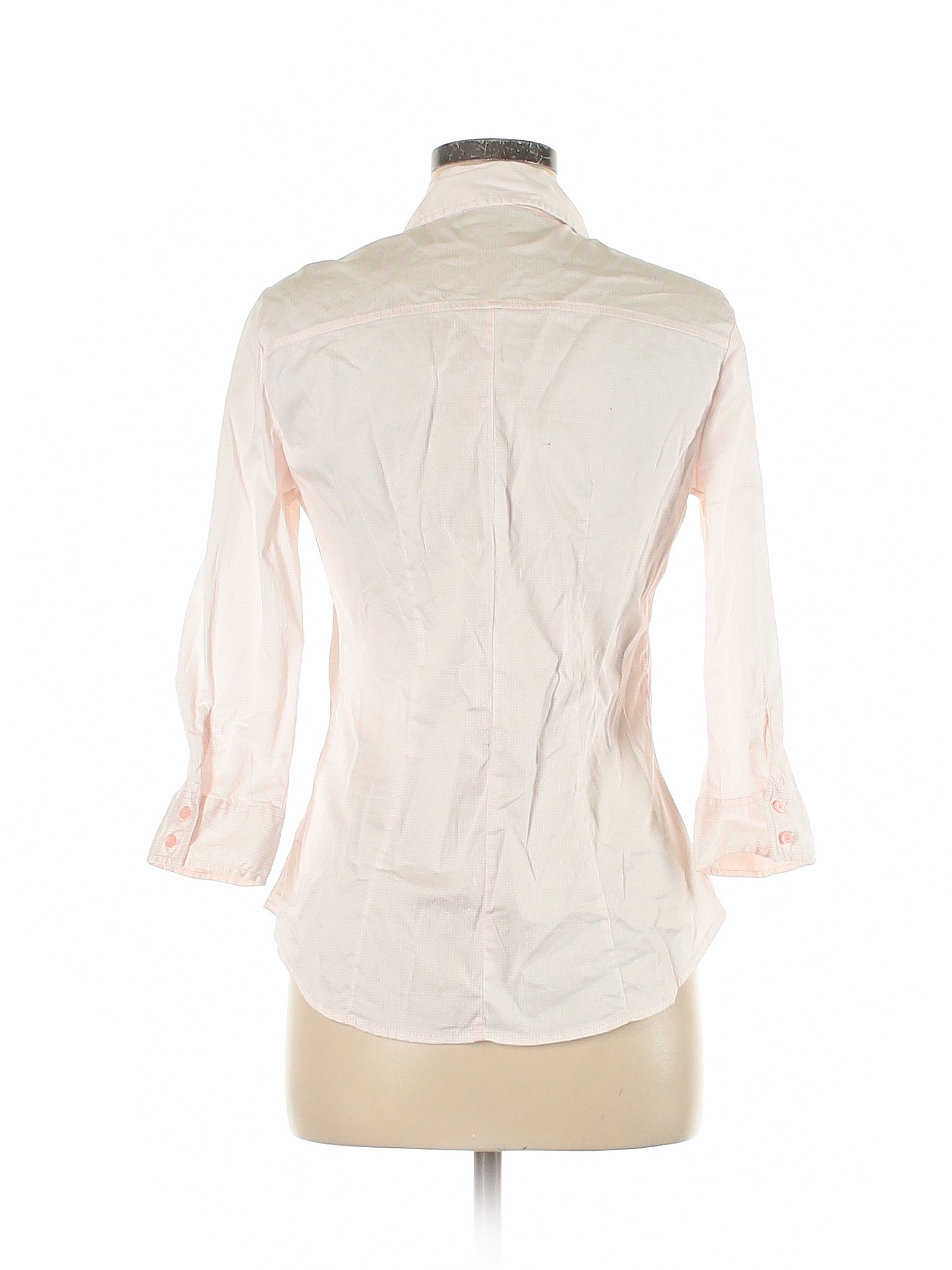 New York & Company Women White Long Sleeve Button-Down Shirt M | eBay