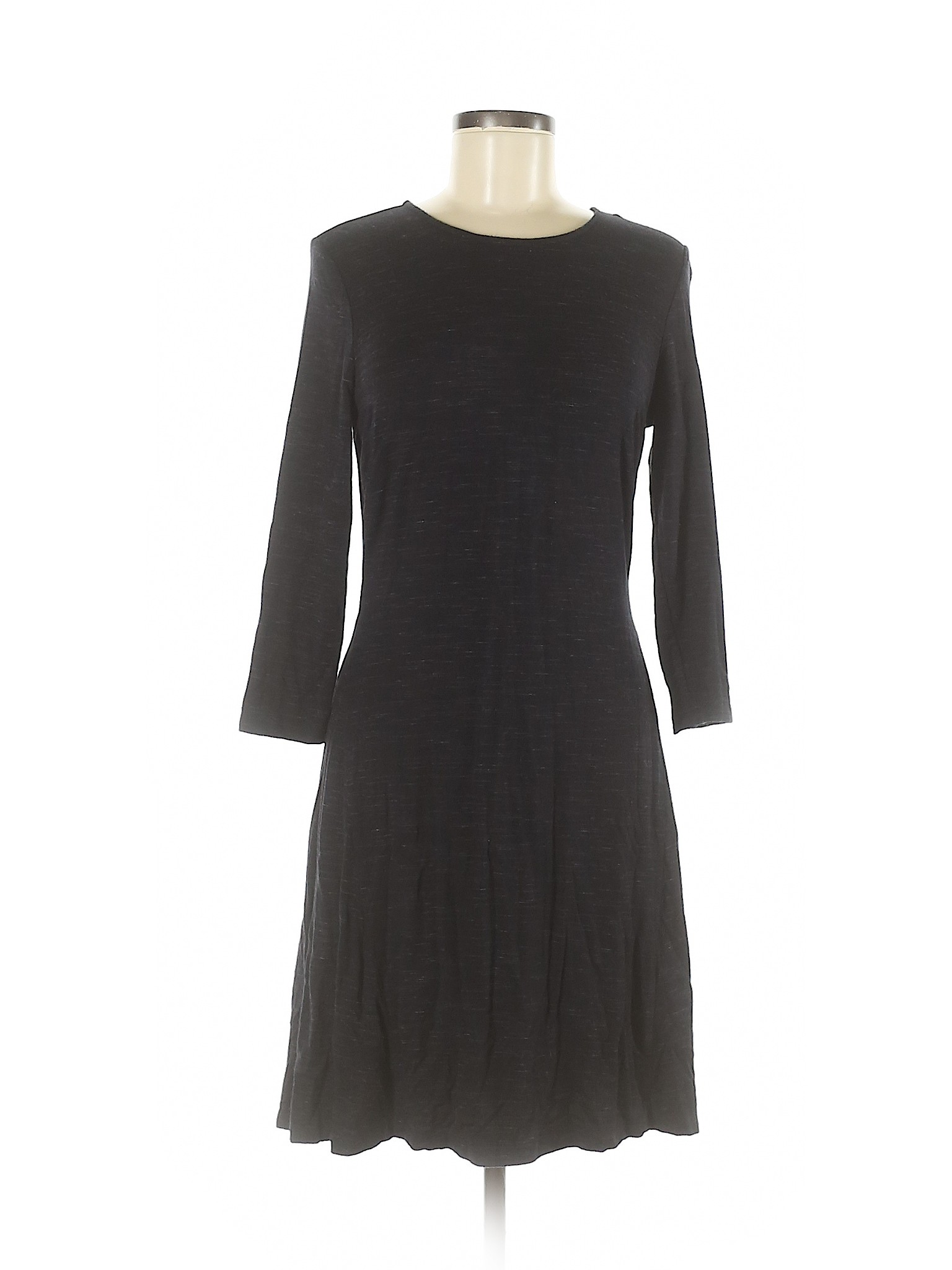 La Scala 25589 Sleeveless Dalia Fit and Flared Solid V-Neck Tricot Dress main image 1