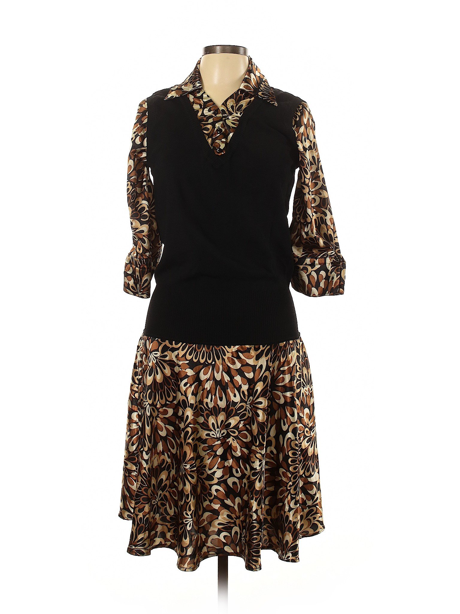DressBarn Women Black Casual Dress L | eBay