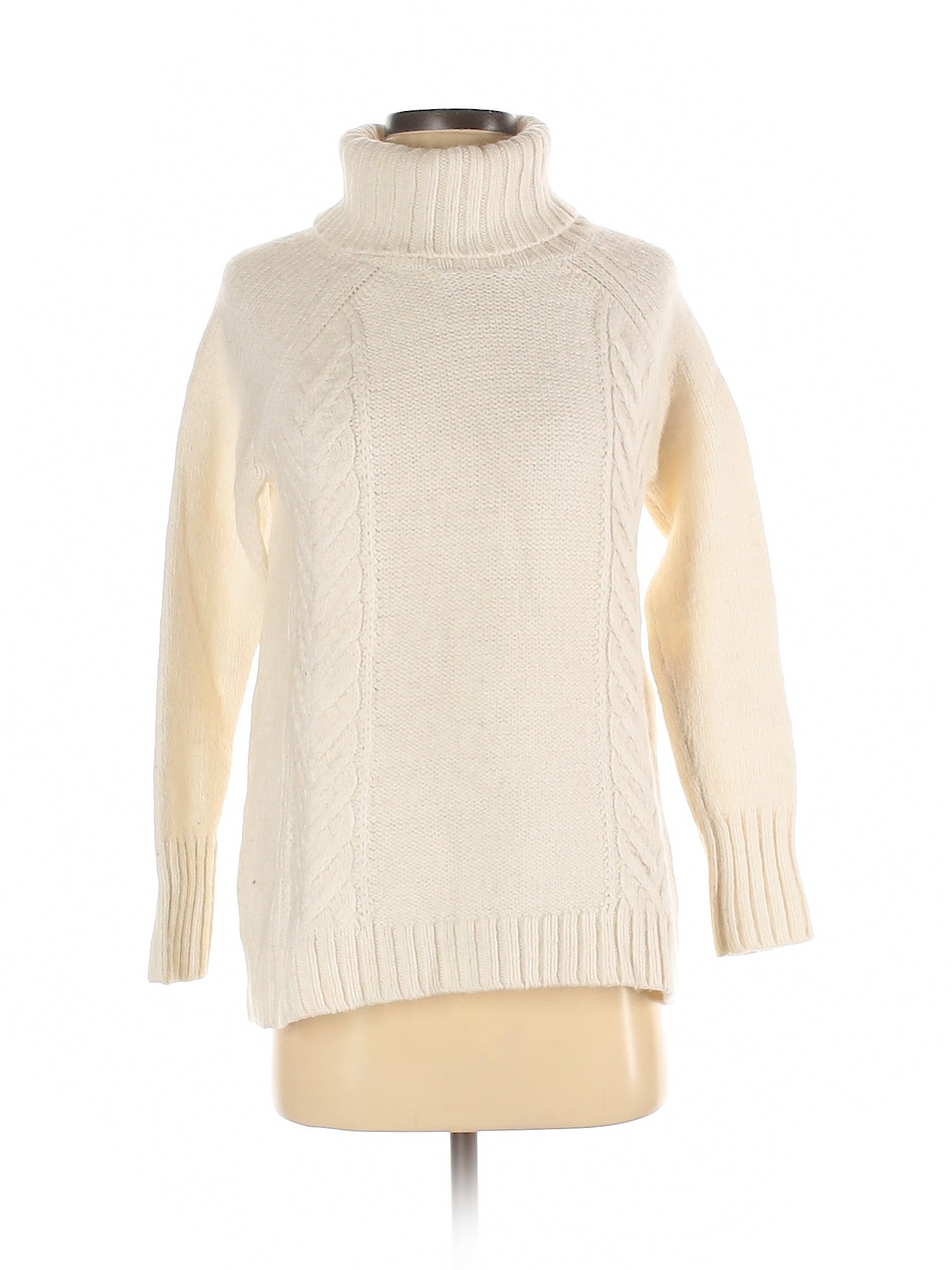 American Eagle Outfitters Women Ivory Turtleneck Sweater S | eBay