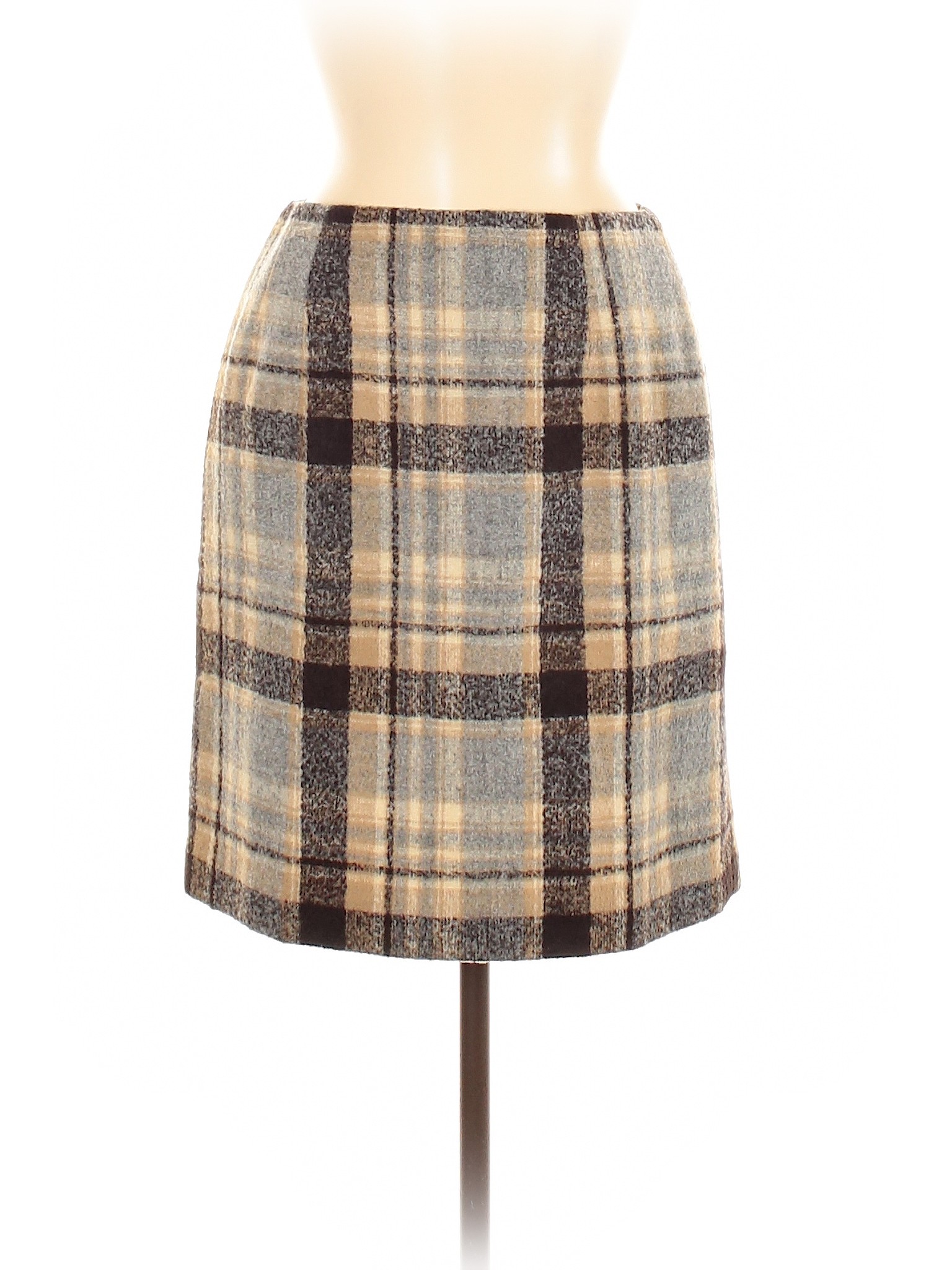Talbots Women Brown Wool Skirt 6 | eBay