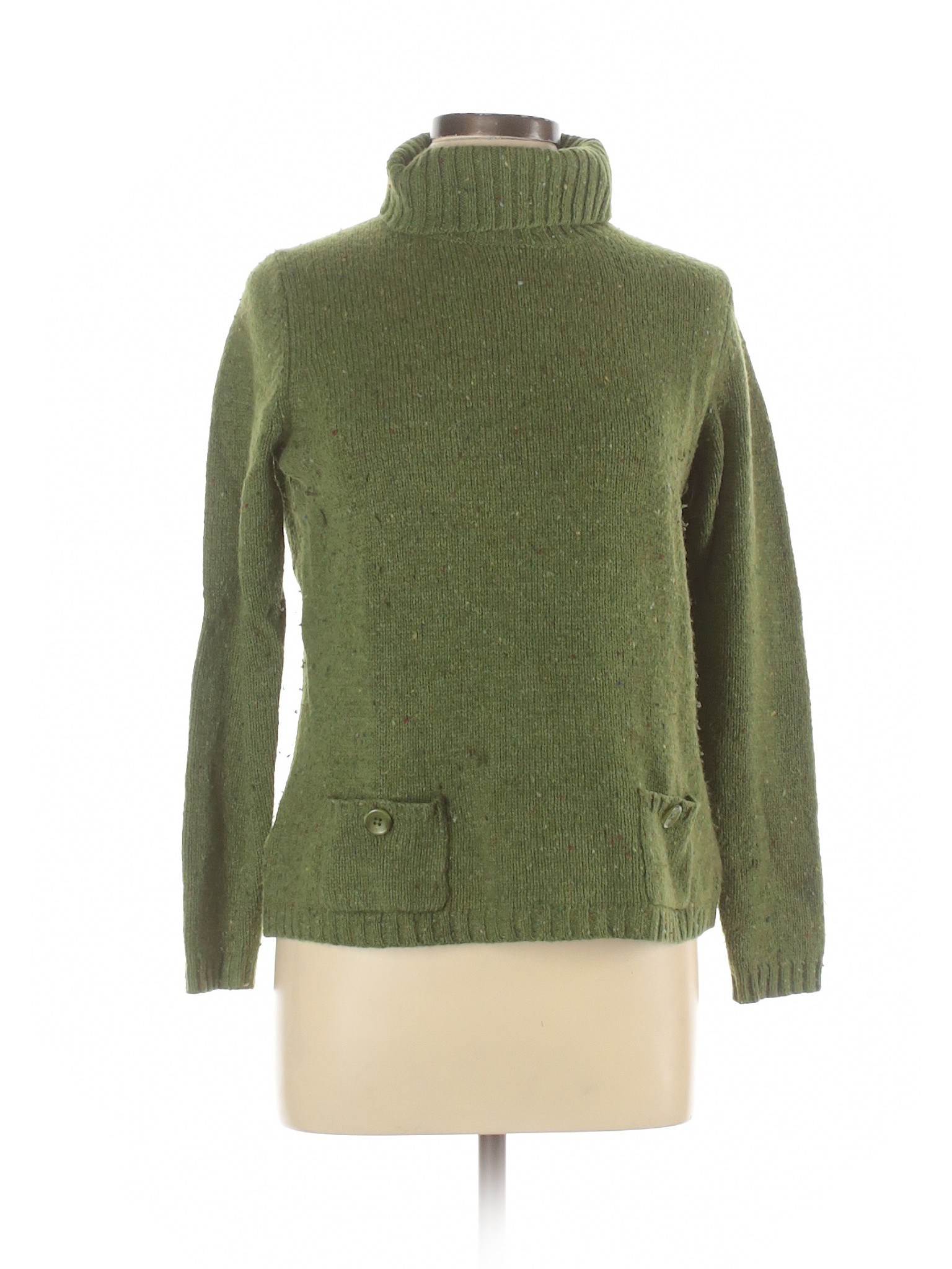 Eddie Bauer Women Green Wool Pullover Sweater L Petites | eBay