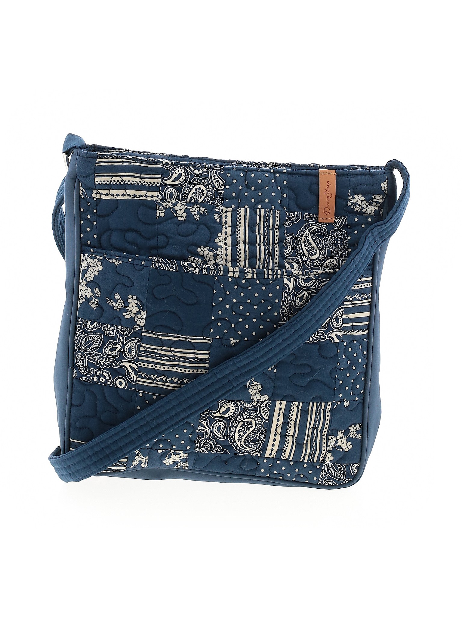 Donna Sharp Graphic Paisley Blue Crossbody Bag One Size - 66% off | thredUP