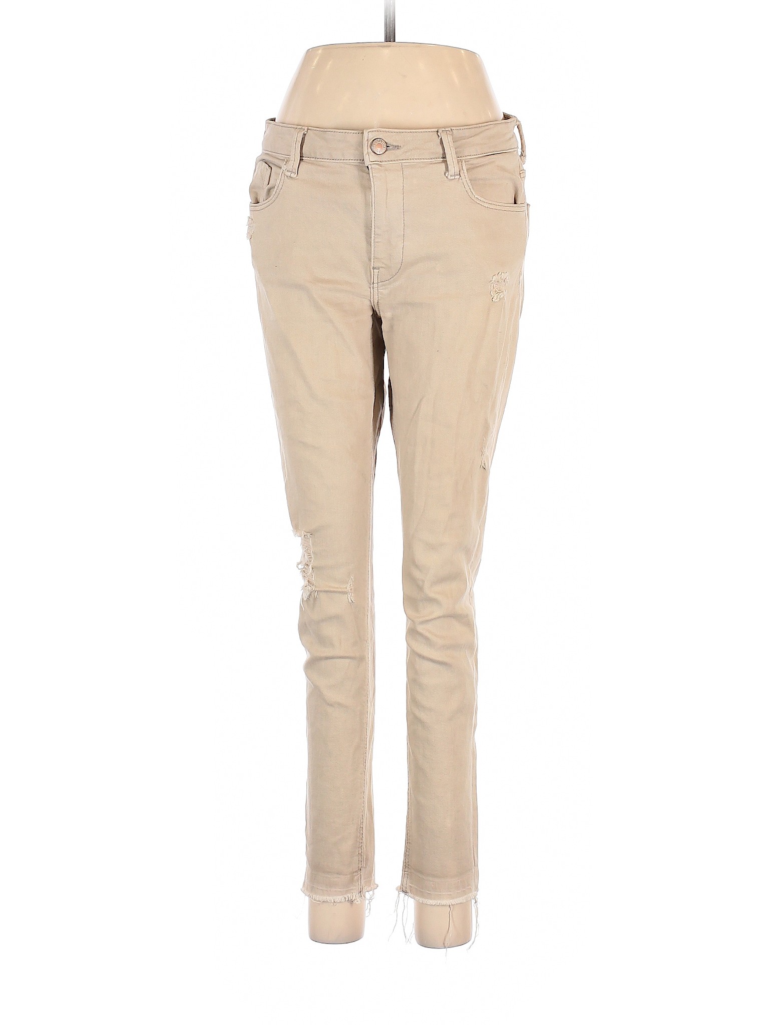 Zara Basic Women Brown Jeans 6 | eBay