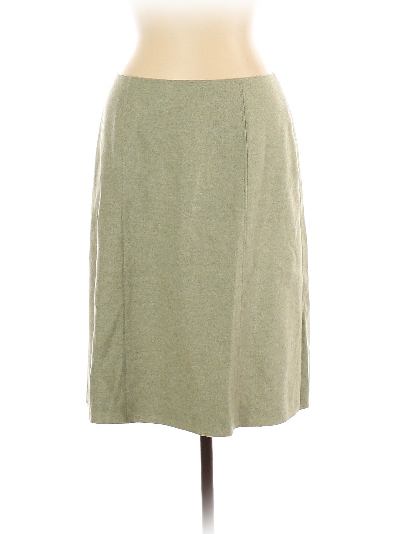 Caslon Women Green Wool Skirt 12 | eBay