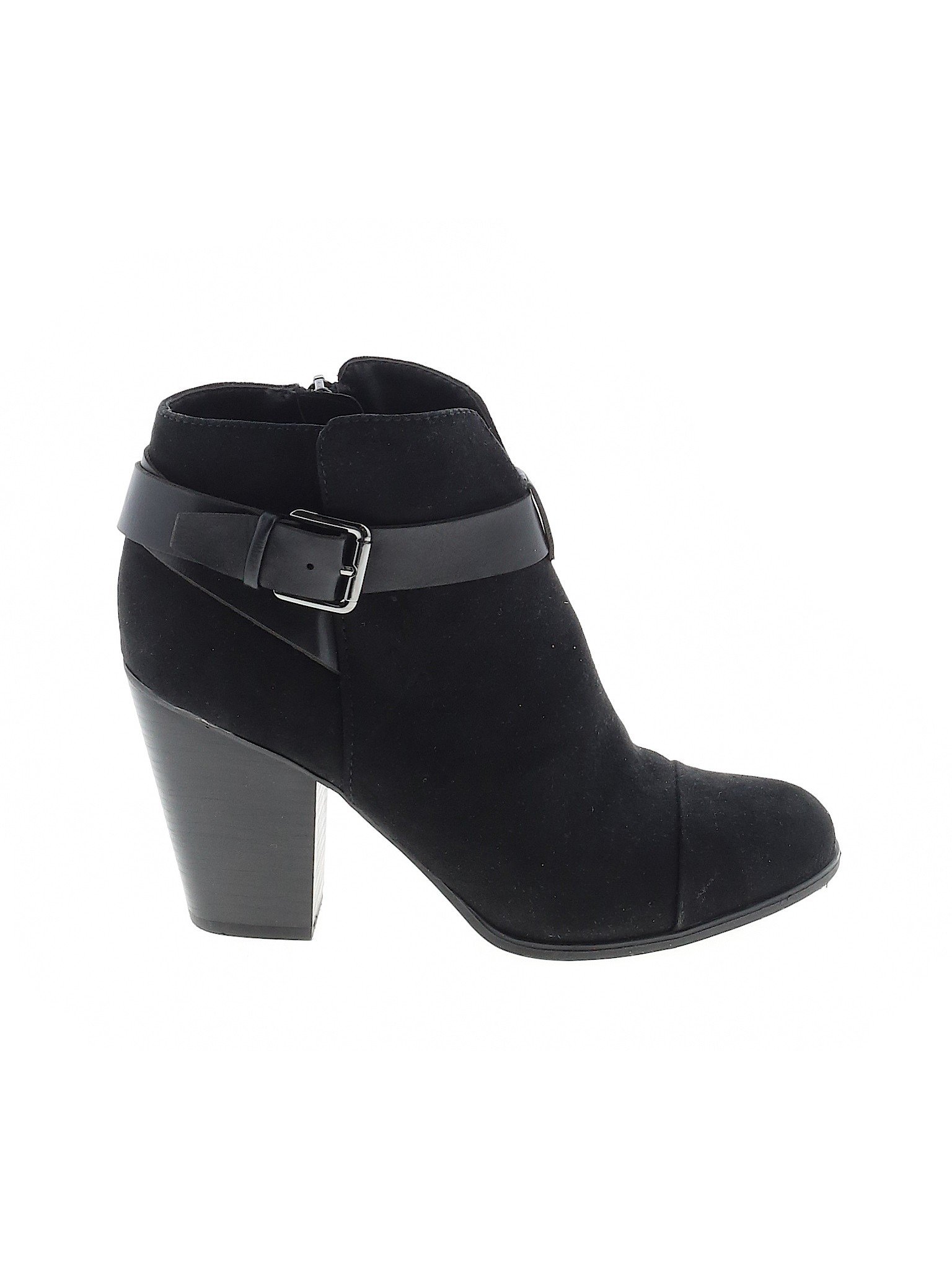 Limelight Solid Black Ankle Boots Size 6 - 55% off | thredUP