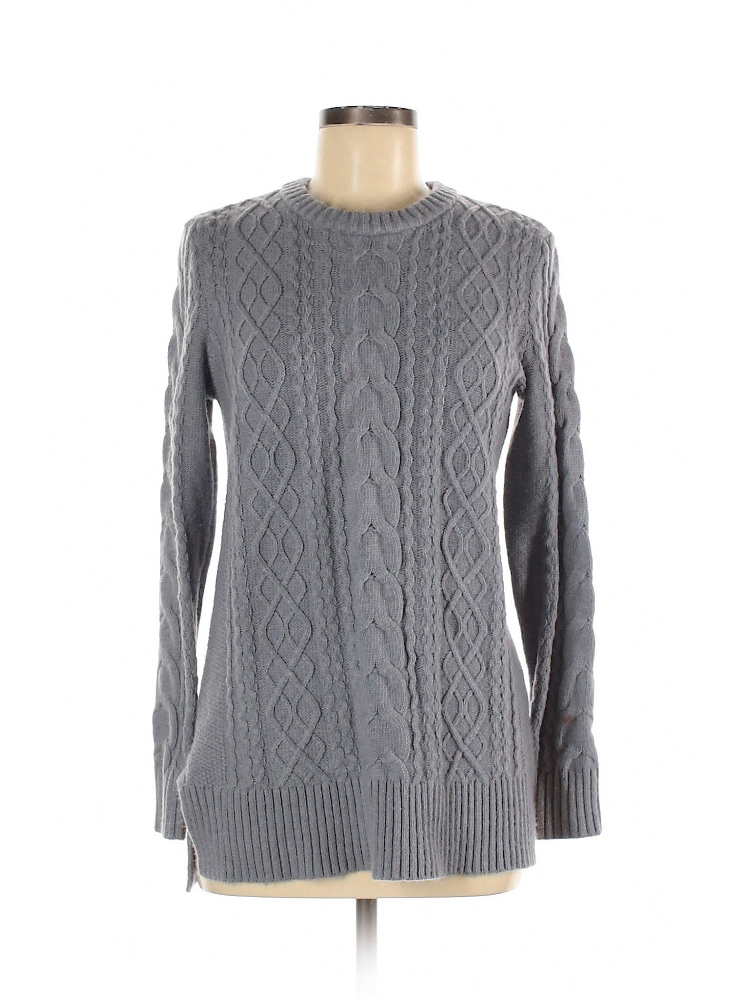 Lord & Taylor Women Gray Pullover Sweater M | eBay
