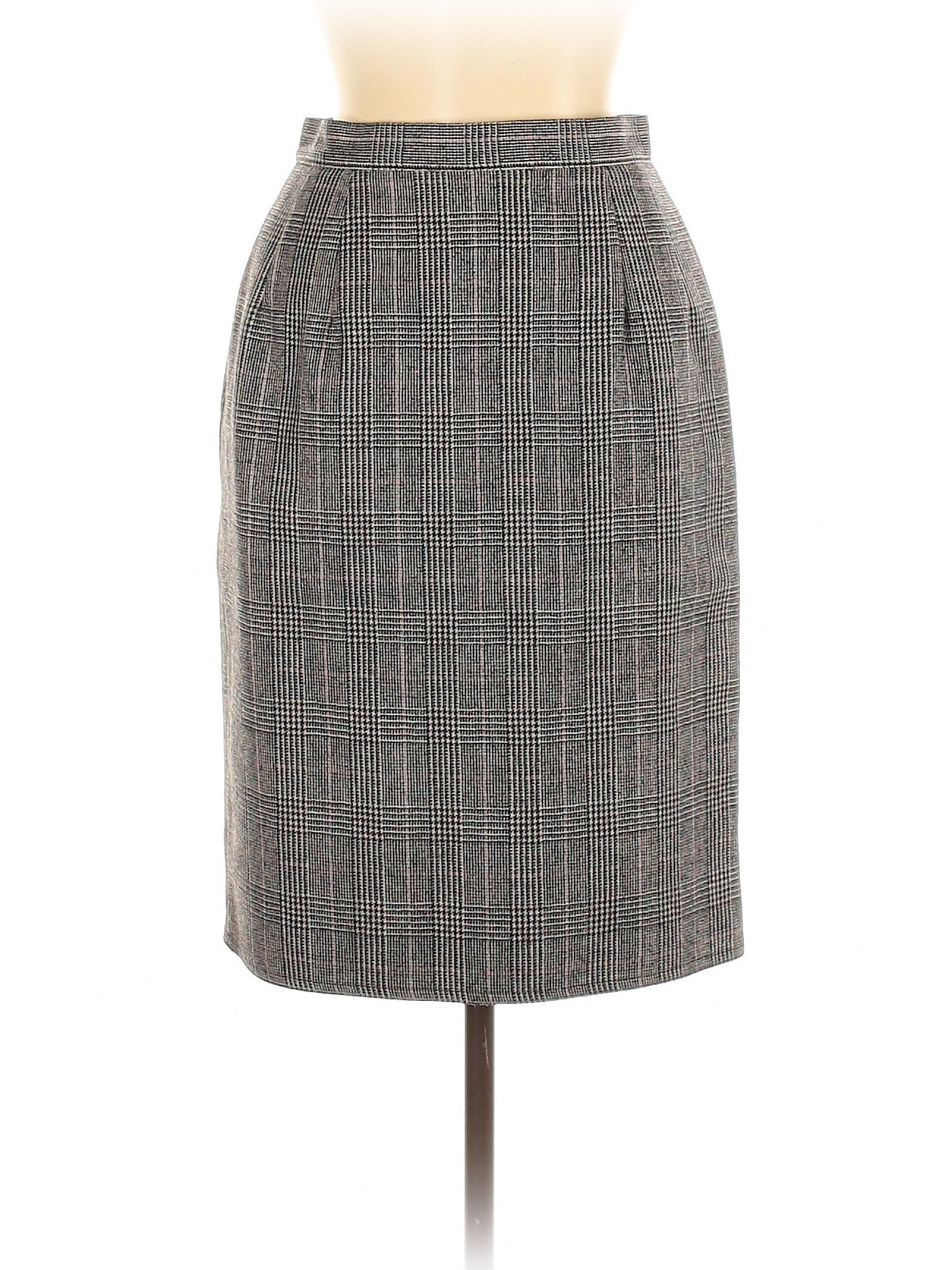 Harve Benard by Benard Holtzman Women Gray Wool Skirt 4 Petites | eBay