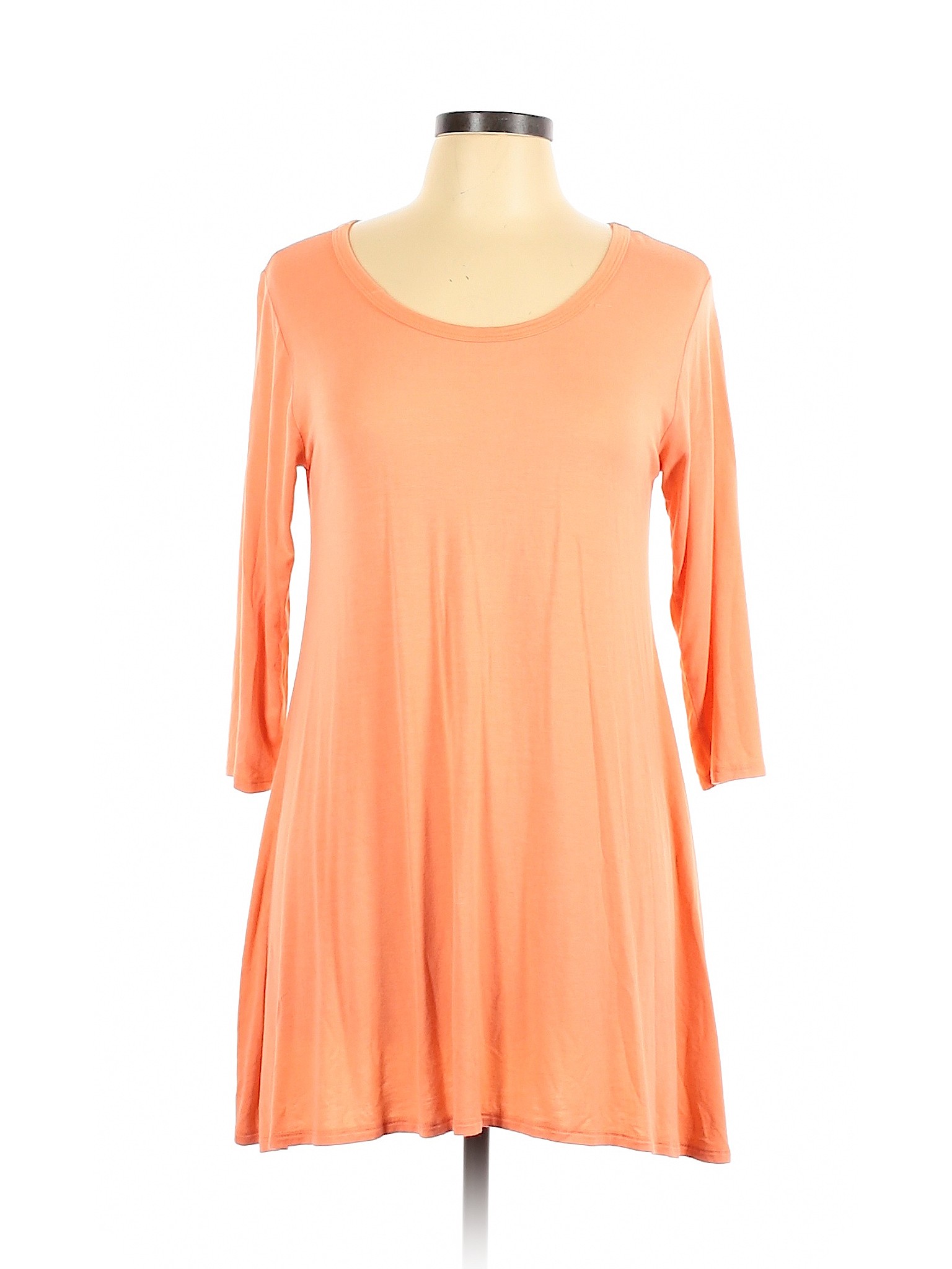 Goo Yoo Women Orange 3/4 Sleeve Top L | eBay