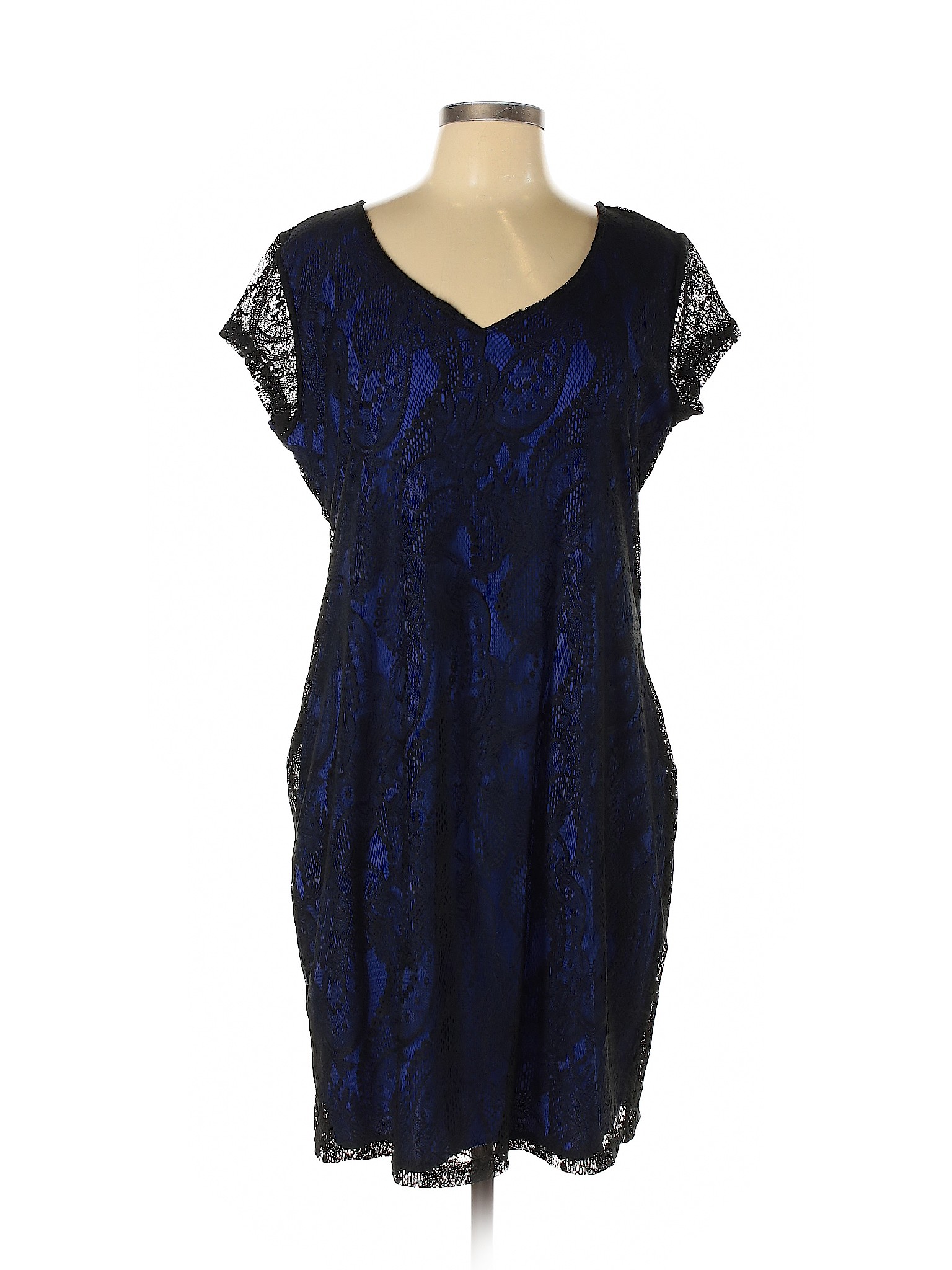 Venus Women Blue Casual Dress L | eBay