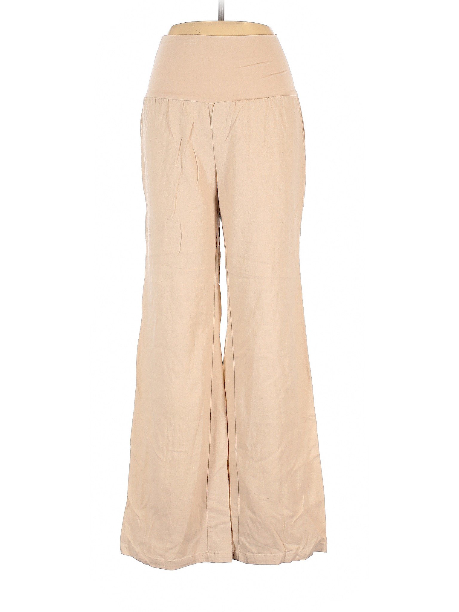 Bajee by Be Cool Women Brown Linen Pants L | eBay
