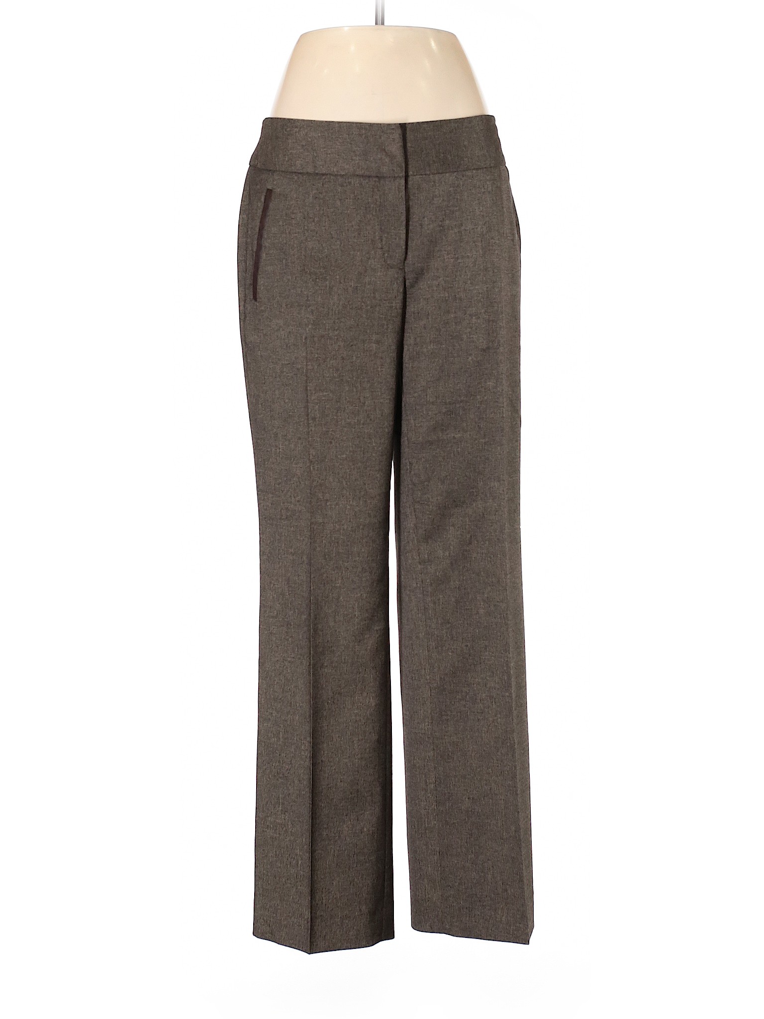 Rafaella Women Brown Dress Pants 6 | eBay