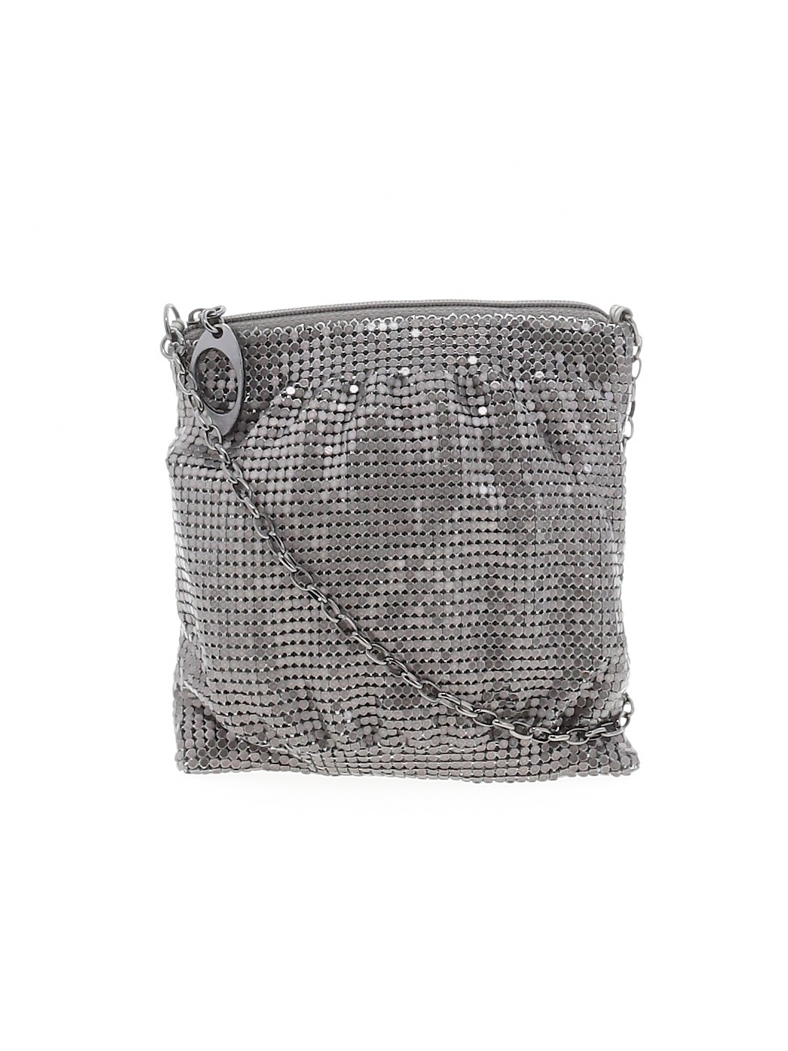 Unbranded Women Silver Crossbody Bag One Size | eBay