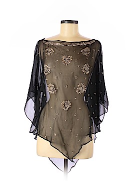 White House Black Market 3/4 Sleeve Silk Top
