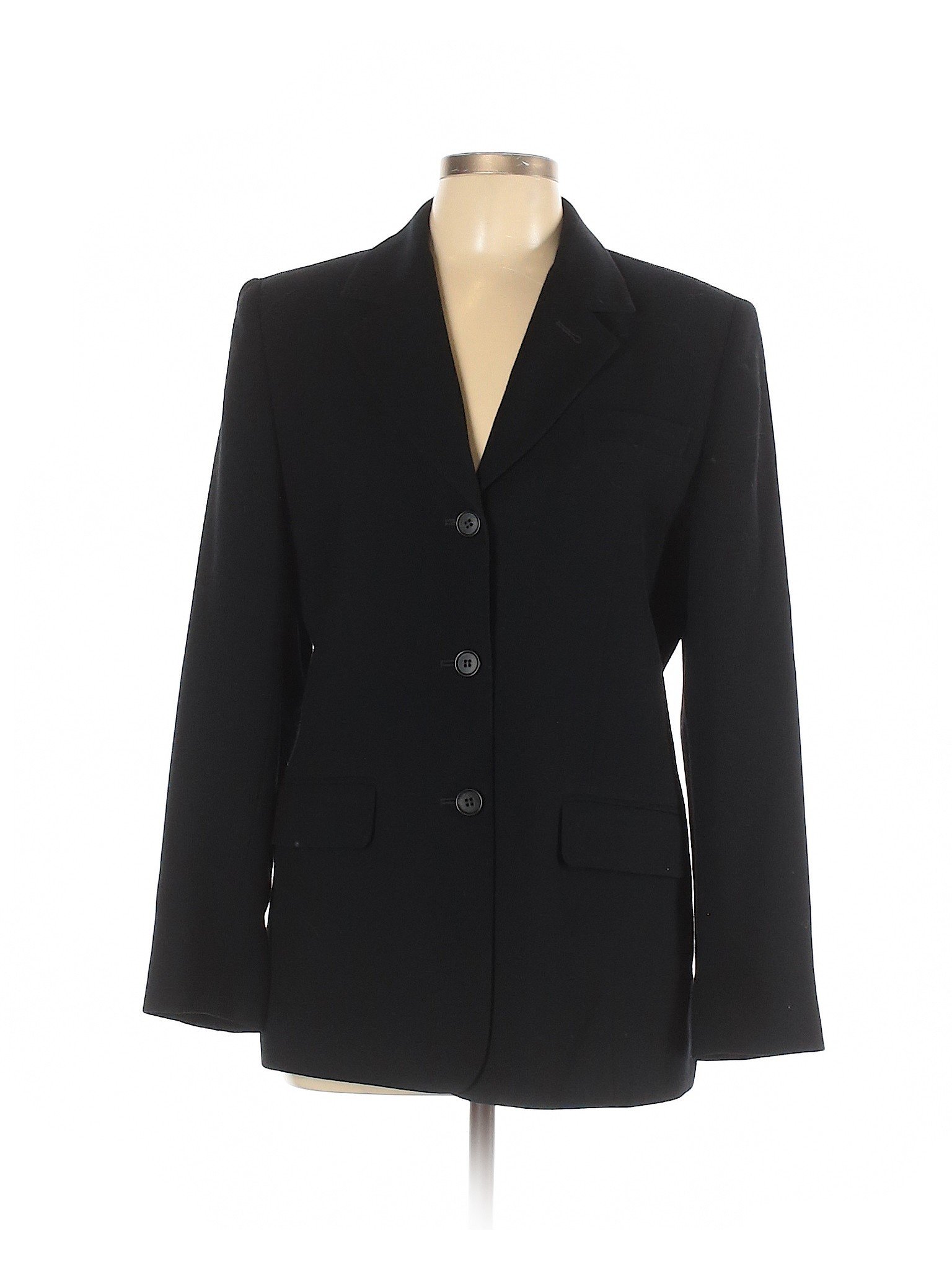 Talbots Women Black Wool Blazer 12 | eBay