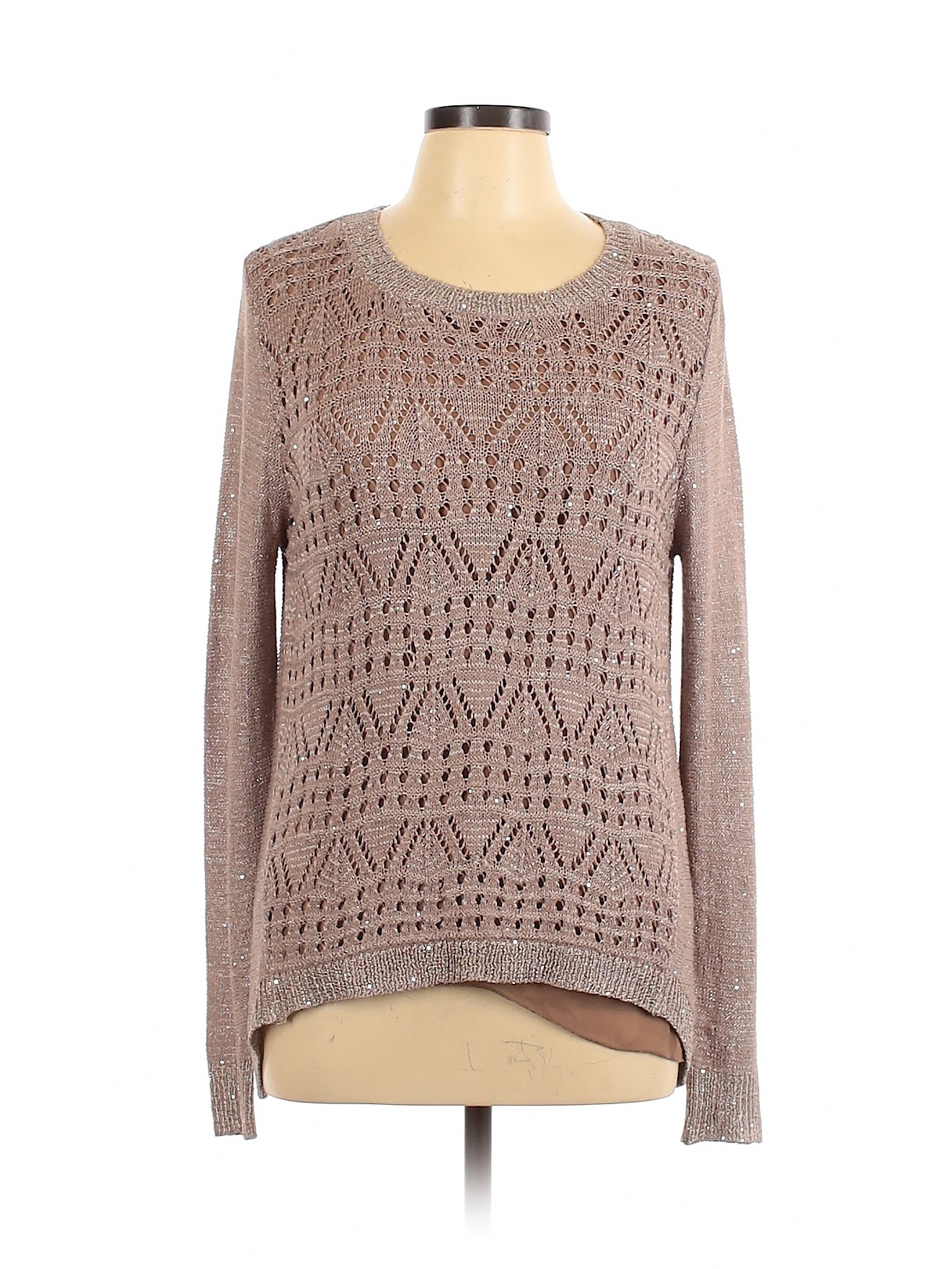 Sioni Women Brown Pullover Sweater L | eBay