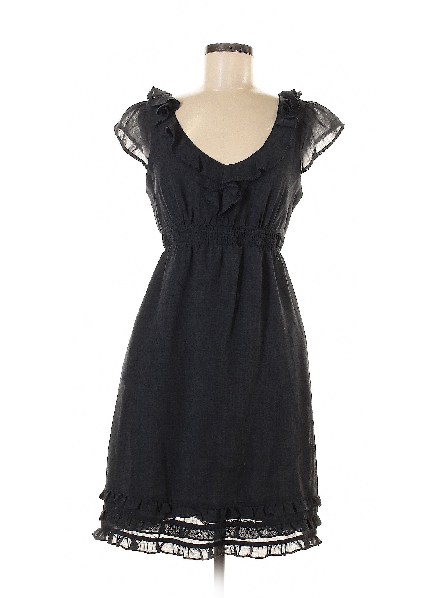 Maeve Women Black Casual Dress 6 | eBay