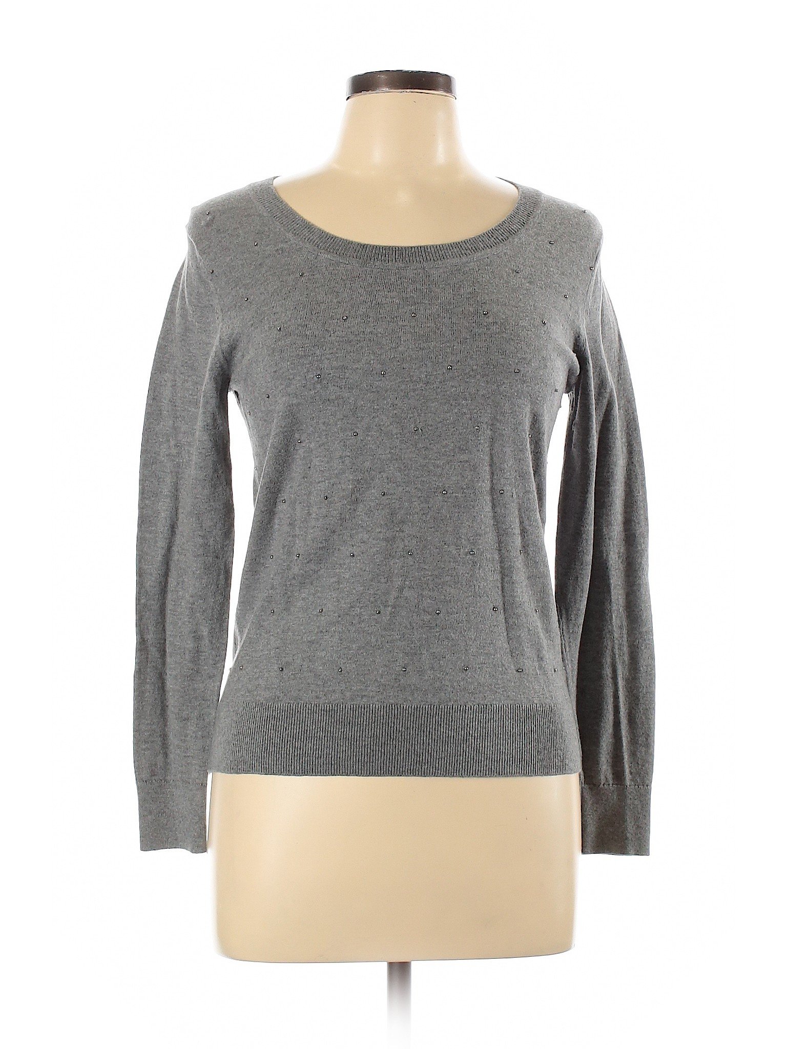Banana Republic Factory Store Women Gray Pullover Sweater M | eBay