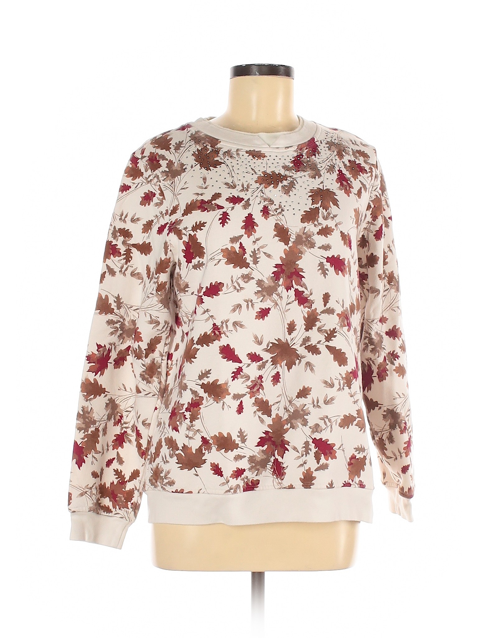 Breckenridge Women Ivory Sweatshirt M eBay