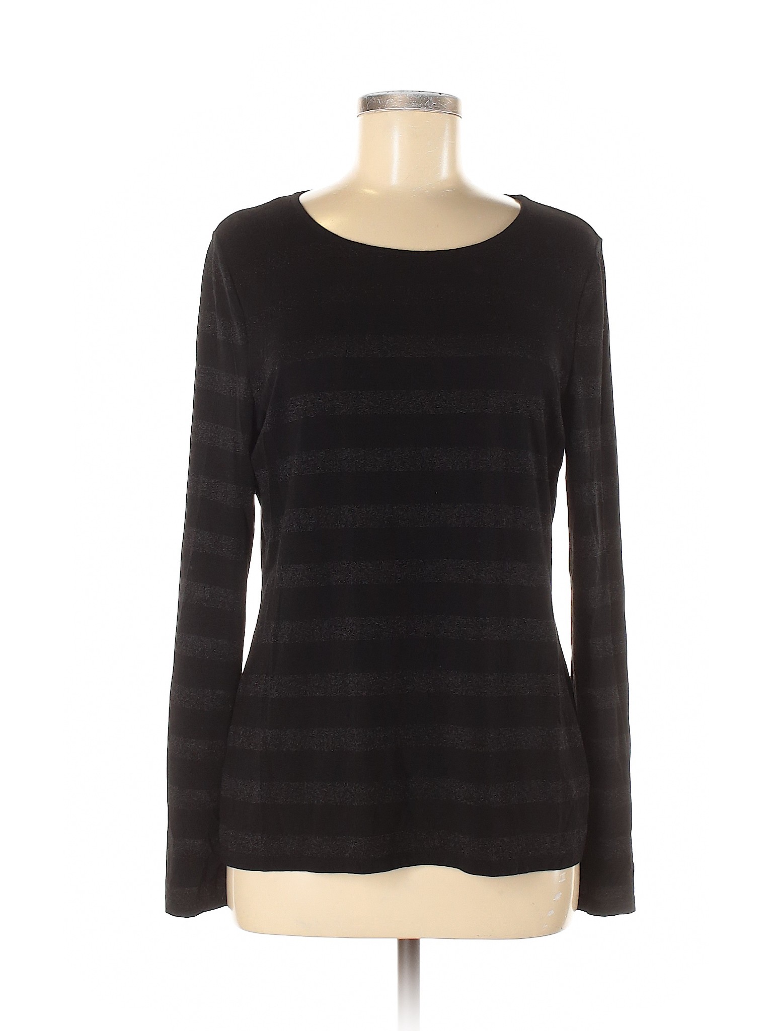 Talbots Women Black Long Sleeve T-Shirt M | eBay