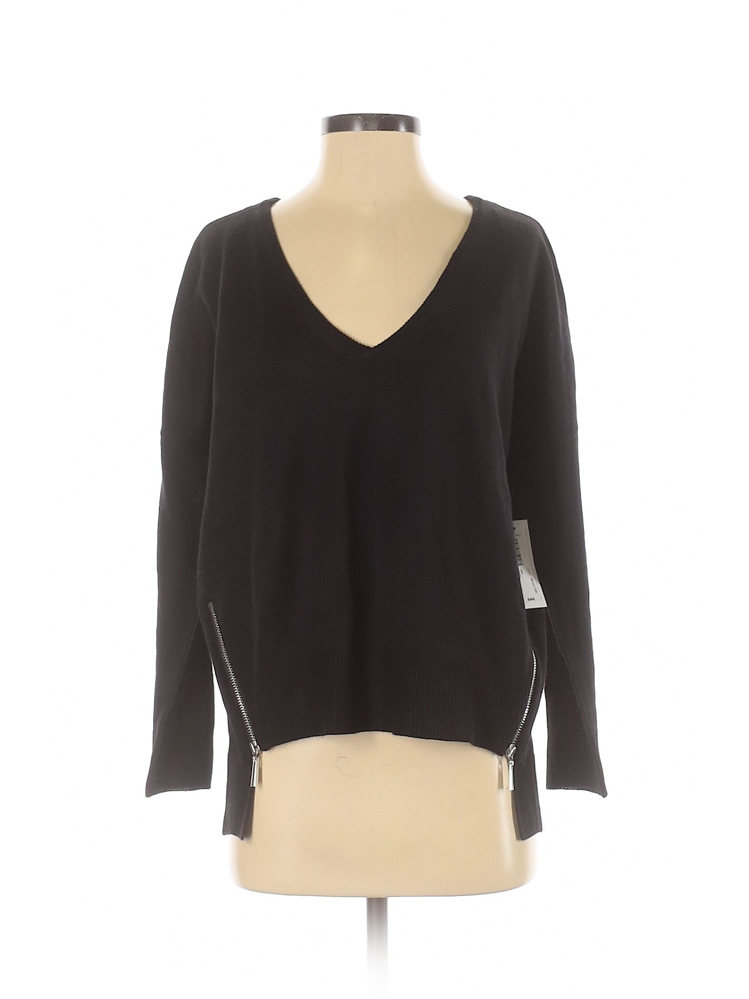NWT Bisou Bisou Women Black Pullover Sweater S | eBay