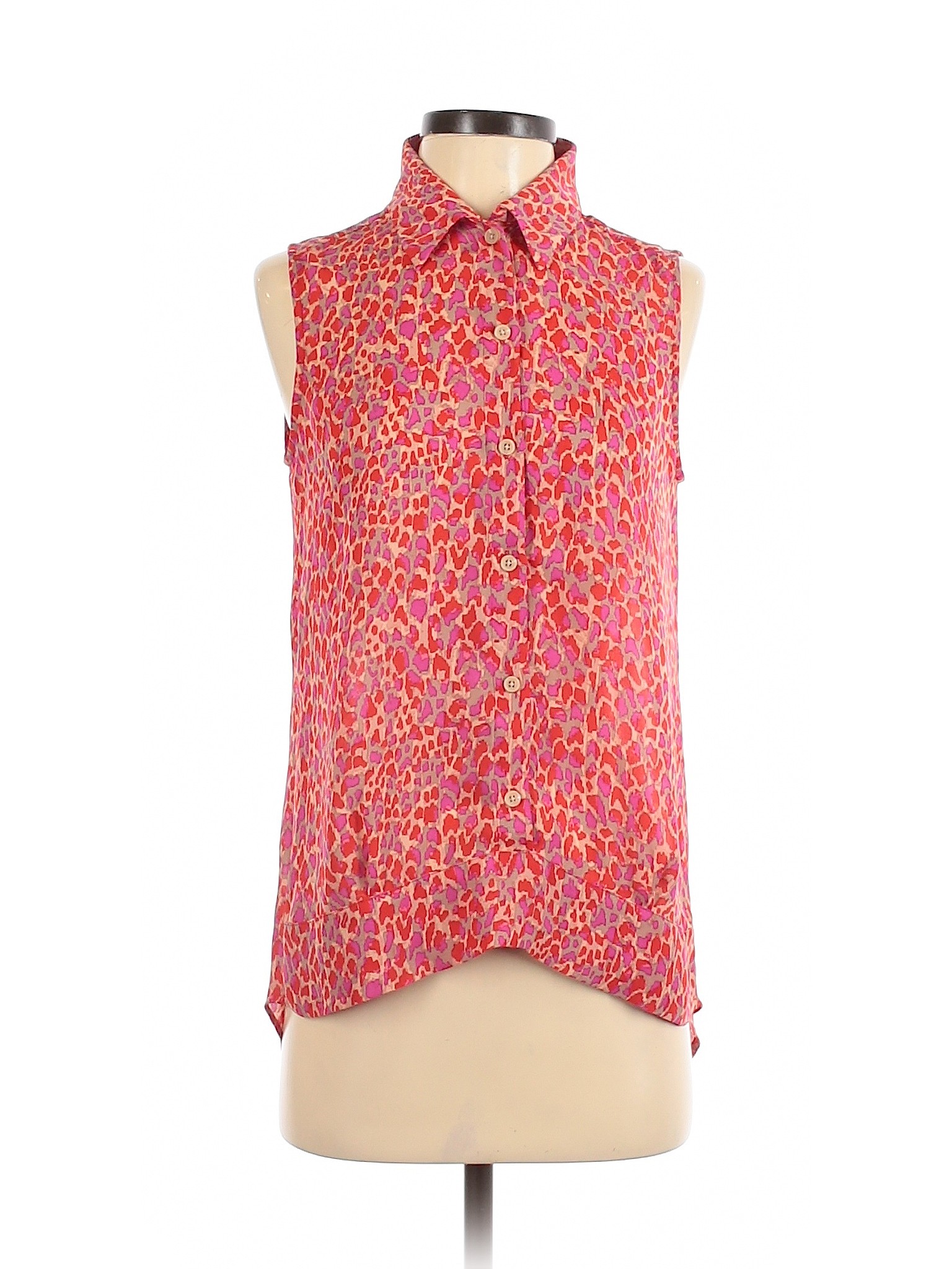 CAbi Women Pink Sleeveless Blouse XS | eBay
