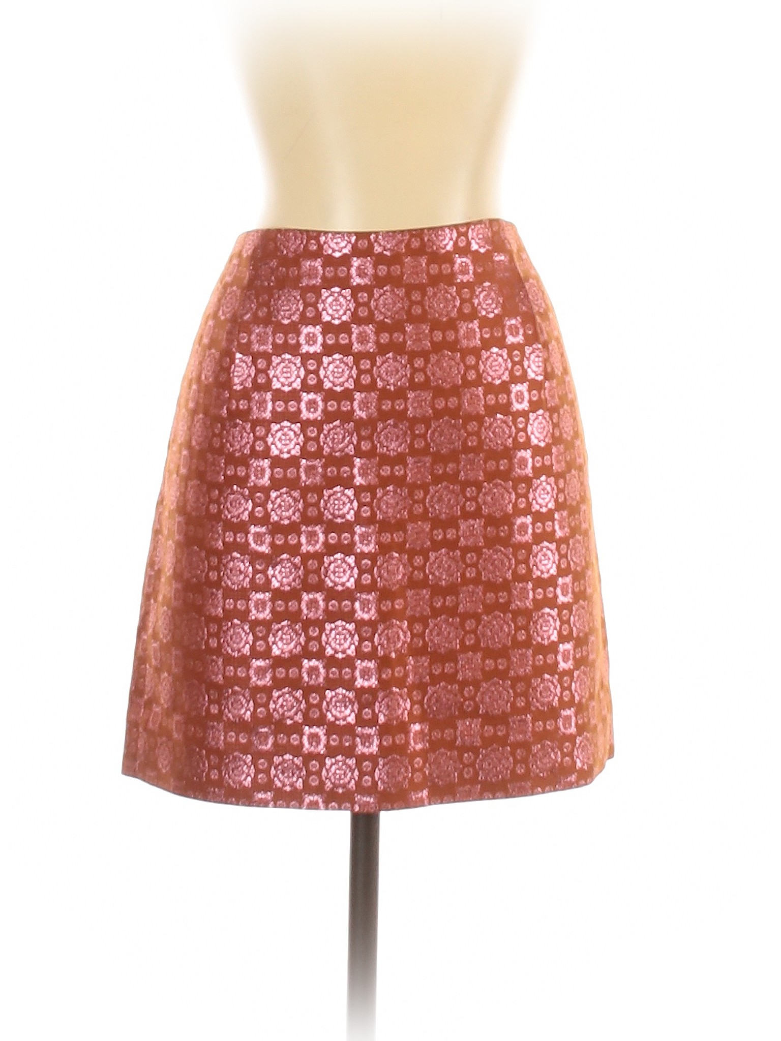 sequin orange skirt