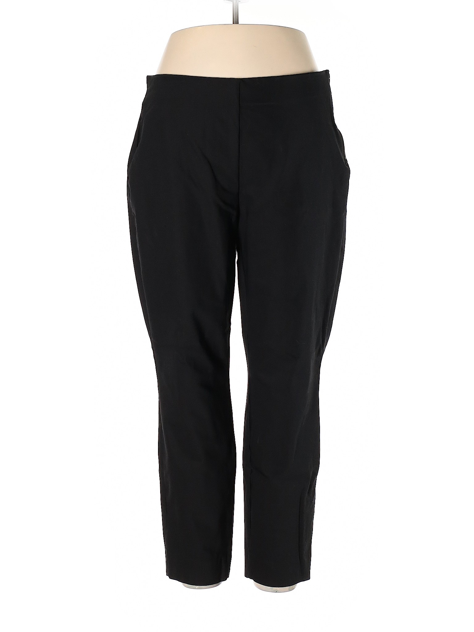 Lark & Ro Women Black Casual Pants 18 Plus | eBay