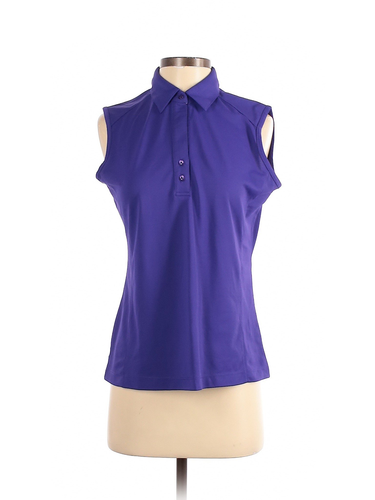 Assorted Brands Women Purple Sleeveless Polo S | eBay