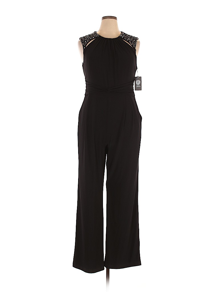 Vince Camuto Solid Black Jumpsuit Size XL - 64% off | thredUP