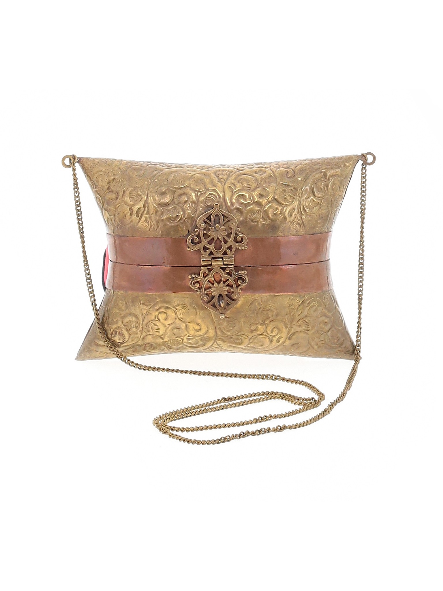 gold cross over bag