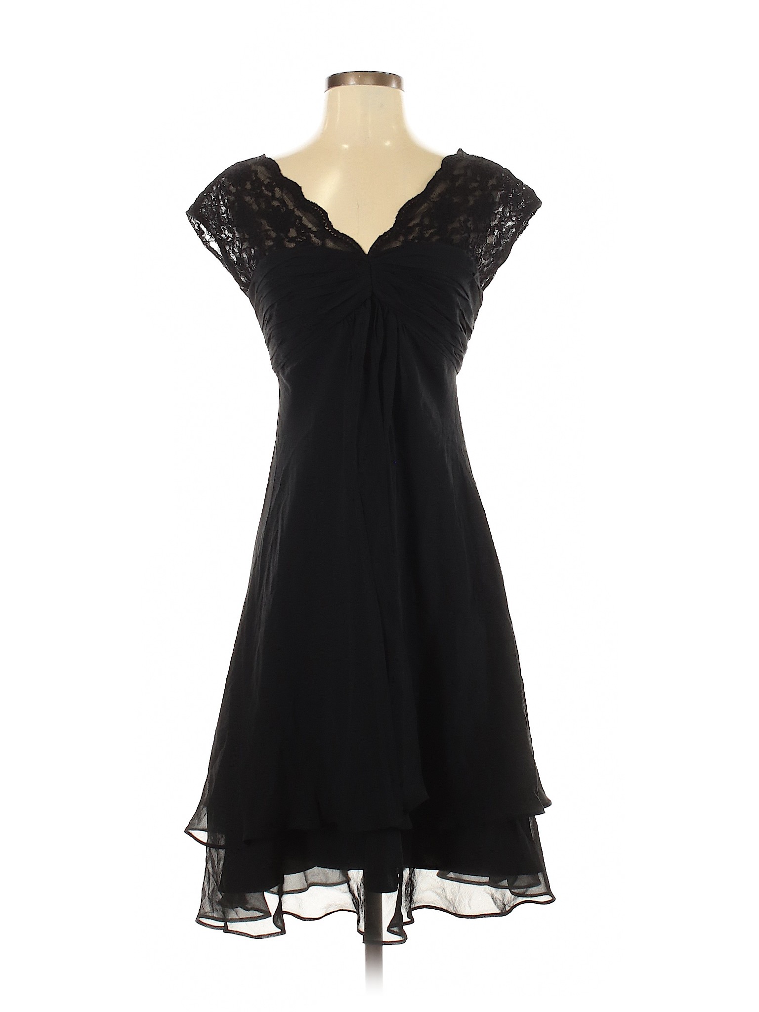 Donna Ricco Women Black Cocktail Dress 4 | eBay