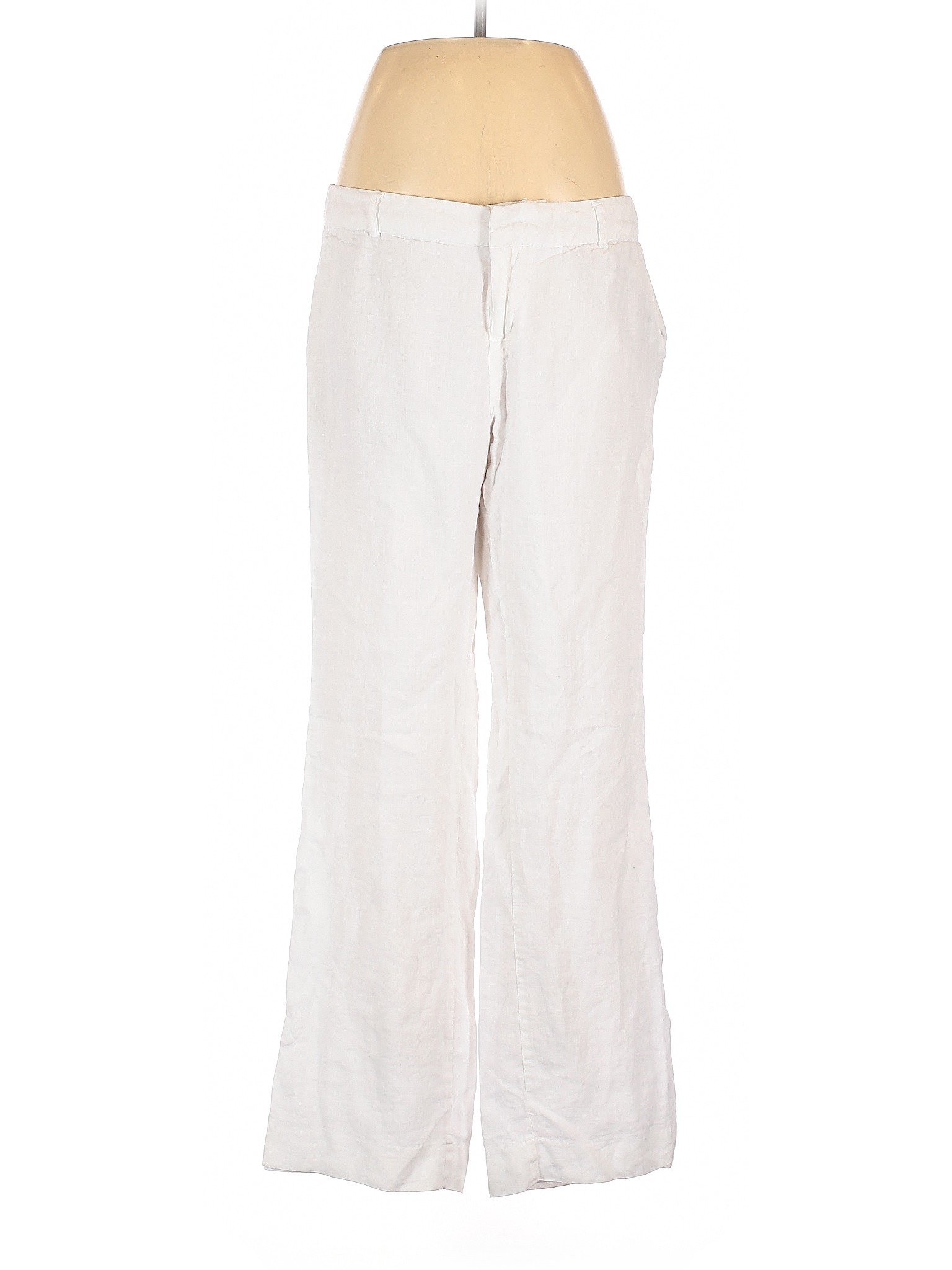 Cynthia Rowley TJX 100% Linen White Linen Pants Size 8 - 60% off | thredUP