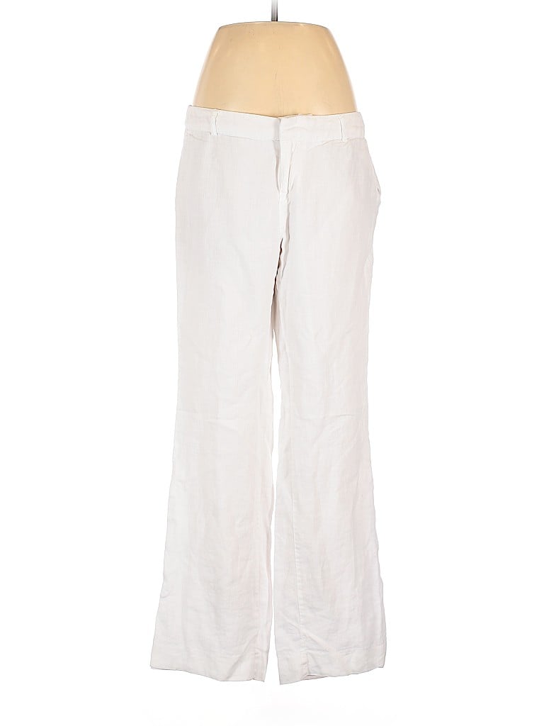 Cynthia Rowley TJX 100% Linen White Linen Pants Size 8 - 60% off | thredUP