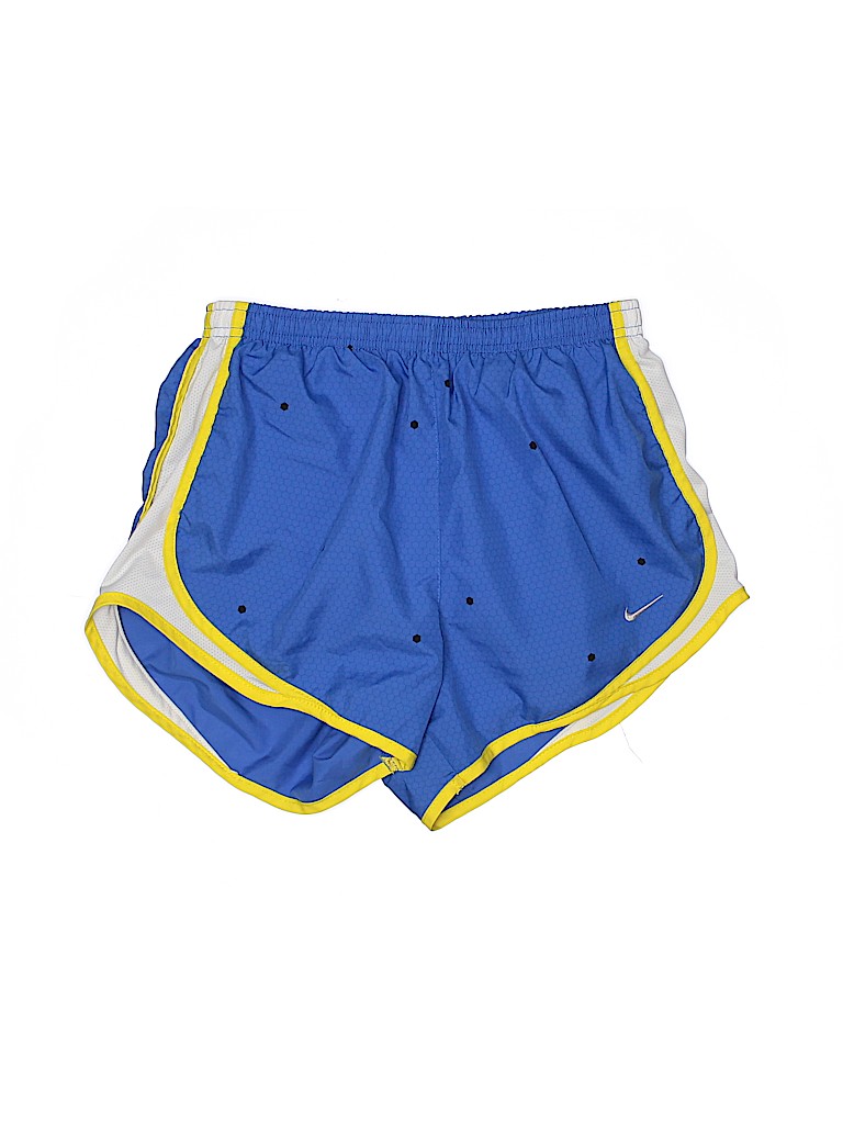 Nike 100% Polyester Color Block Solid Blue Athletic Shorts Size S - 58% off | thredUP