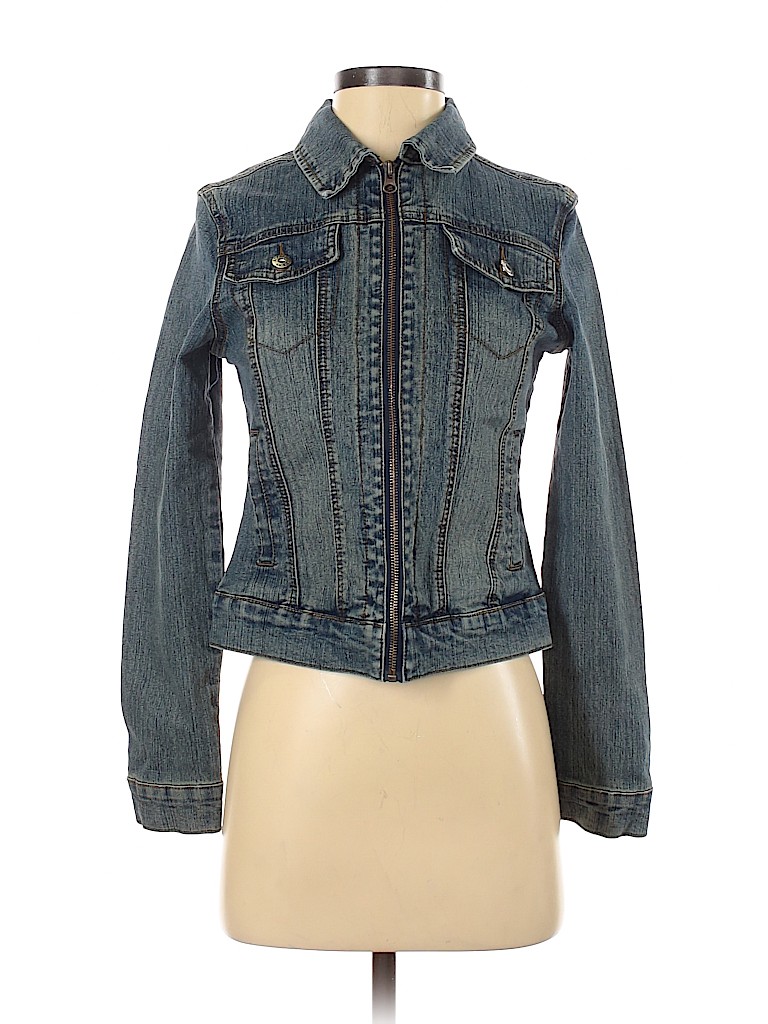 Assorted Brands Stripes Blue Denim Jacket Size S - 66% off | thredUP