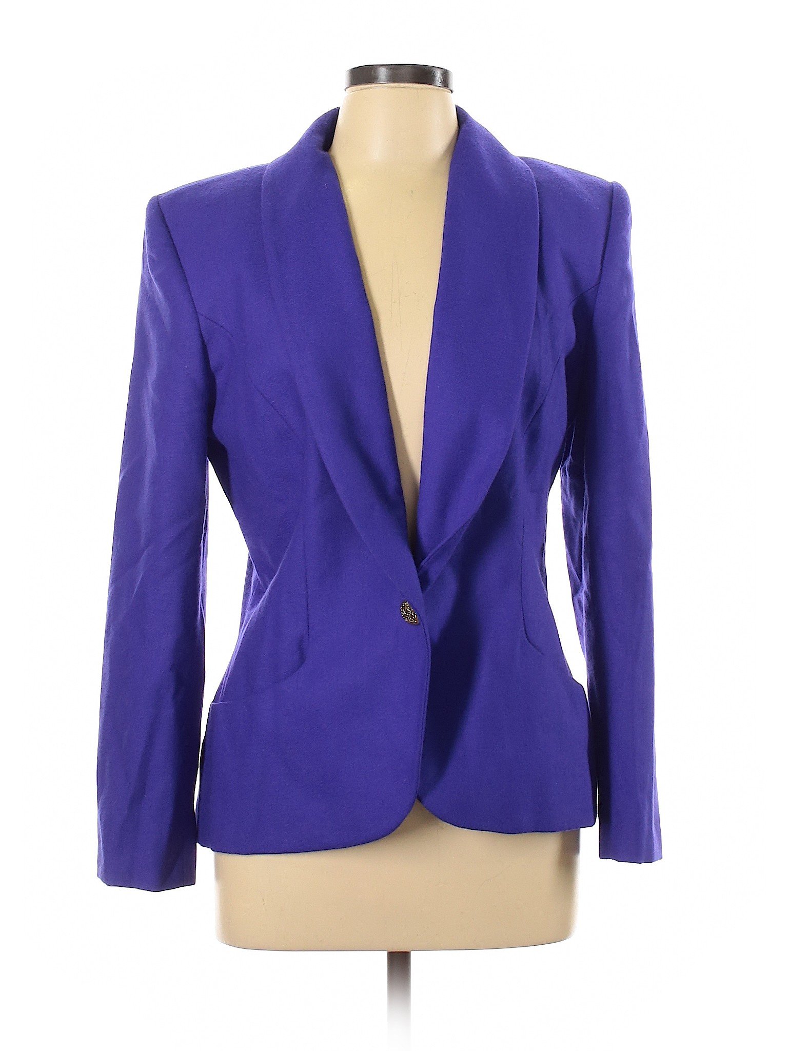Prophecy Women Purple Wool Blazer 4 | eBay
