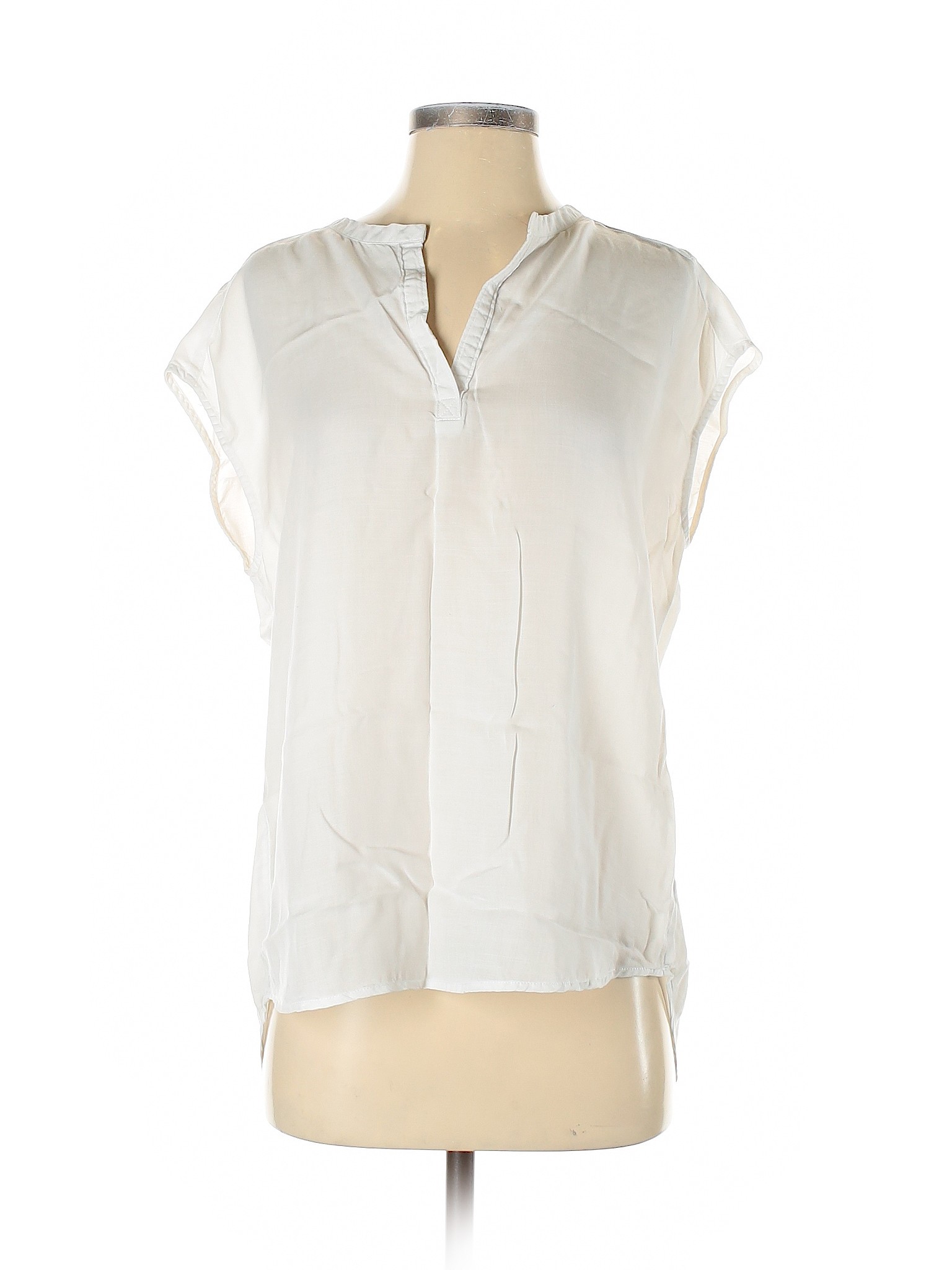Cloth & Stone Women White Short Sleeve Blouse S | eBay