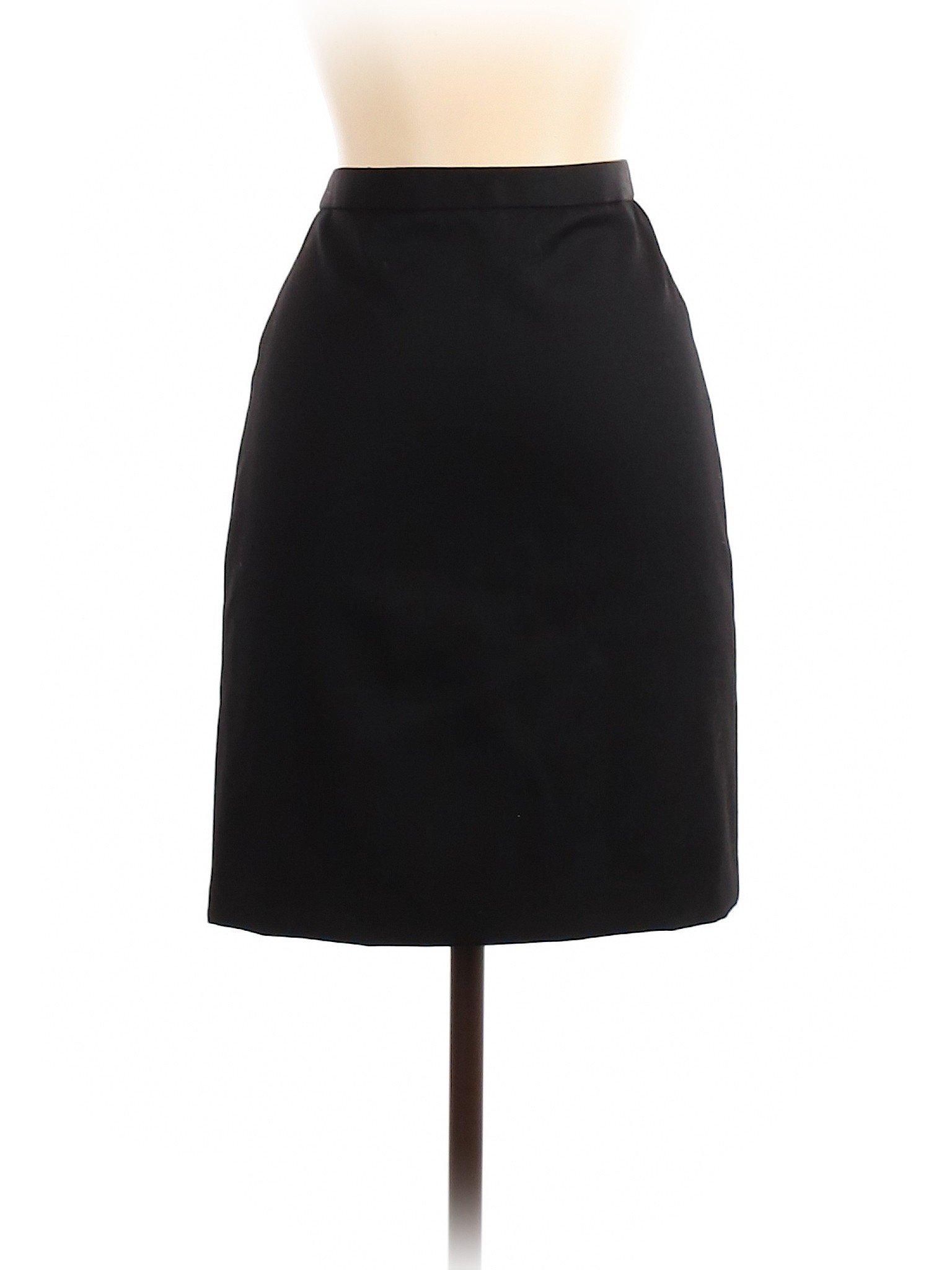 J.Crew Women Black Wool Skirt 0 | eBay