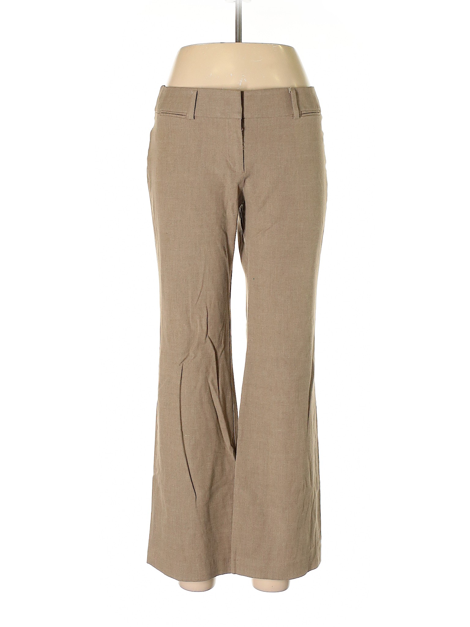 Ann Taylor LOFT Women Brown Dress Pants 10 Petites | eBay