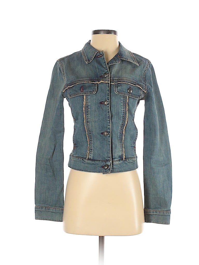 Habitual Blue Denim Jacket Size 6 - 85% off | thredUP