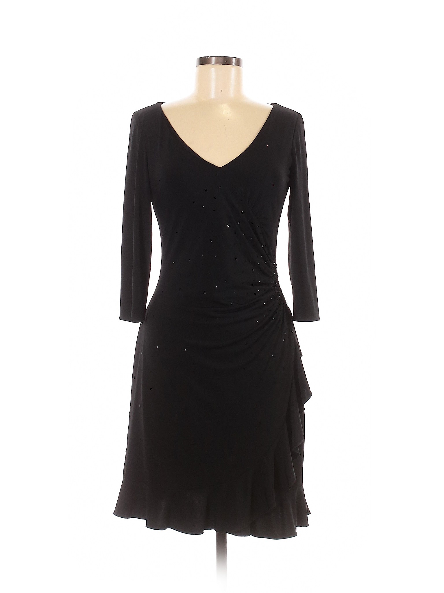 JS Boutique Women Black Cocktail Dress 8 Petites | eBay