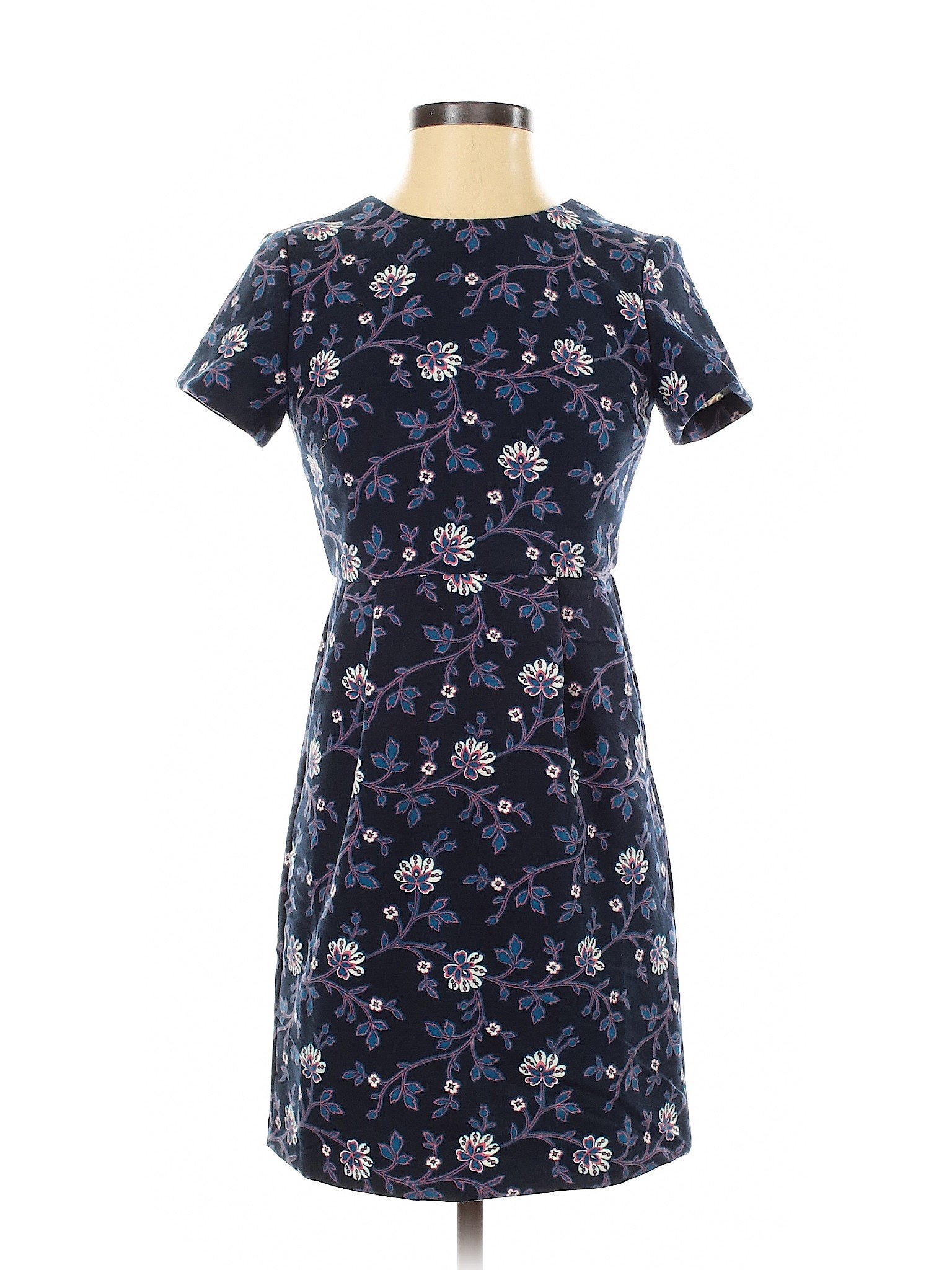 NWT Ann Taylor LOFT Women Blue Casual Dress 00 Petites | eBay