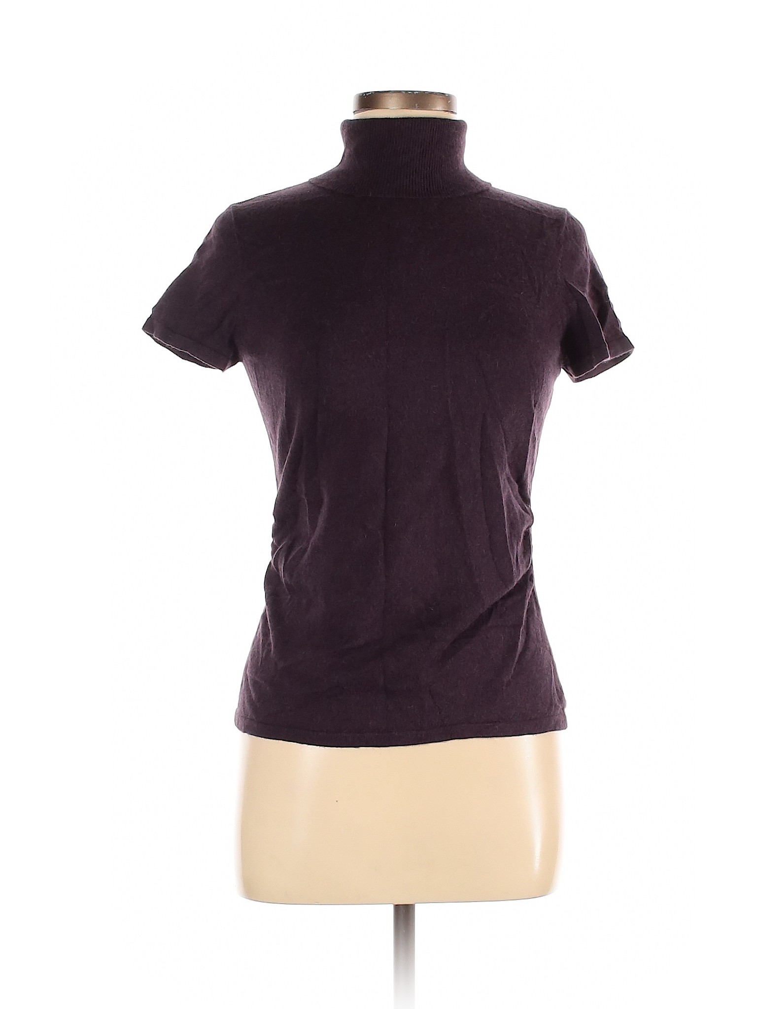 Ann Taylor Women Purple Turtleneck Sweater M Petites | eBay
