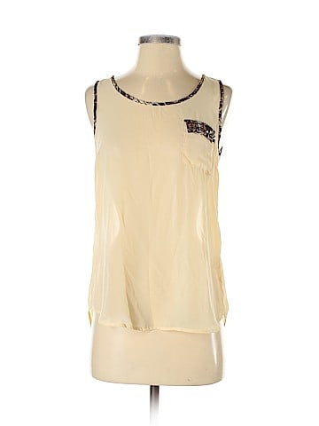 Edge Sleeveless Blouse (view 1)