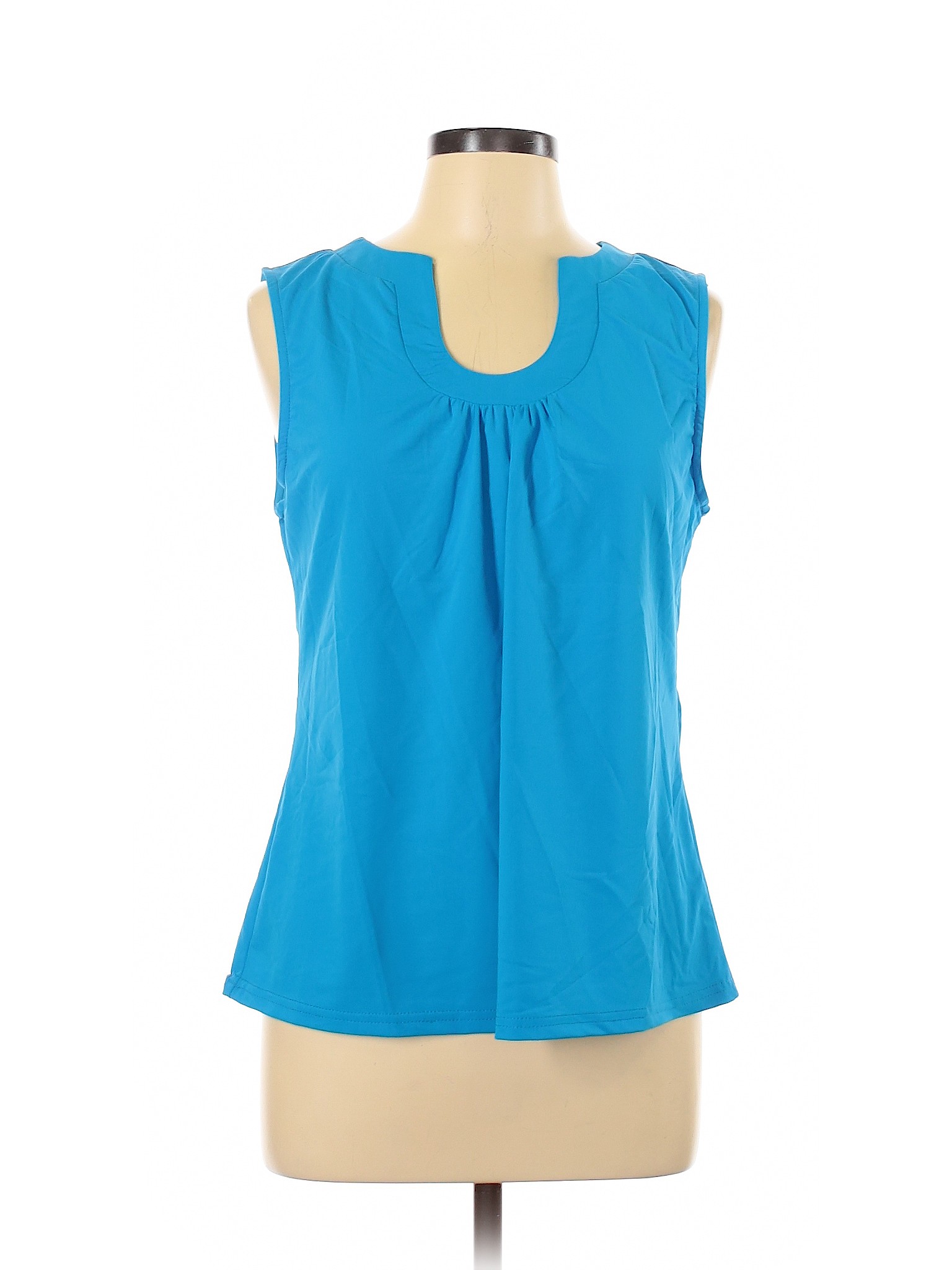 NWT Aryeh Women Blue Sleeveless Top L | eBay