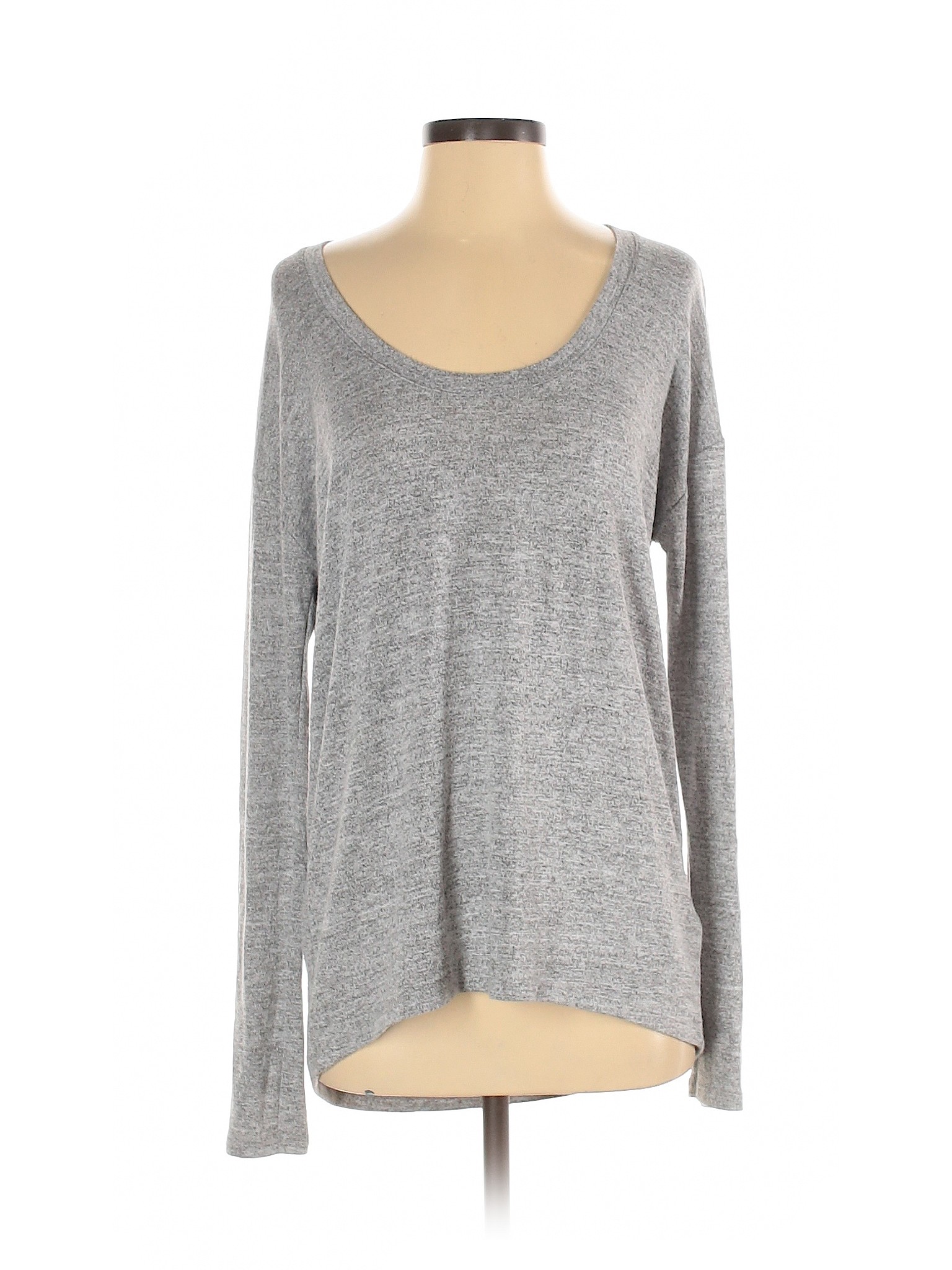 Gap Women Gray Long Sleeve Top S | eBay